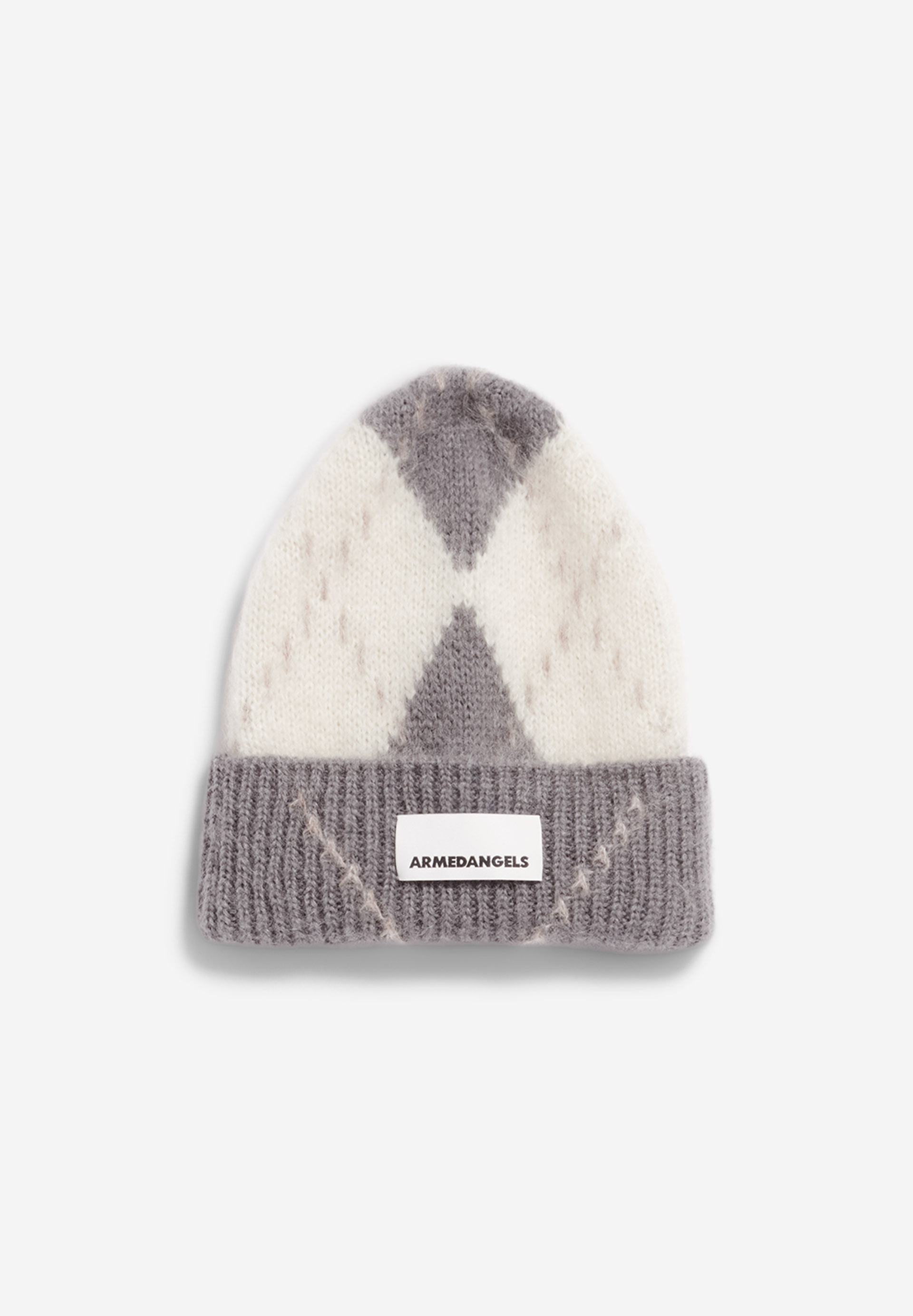 SNOWAA ARGYLE Mütze aus Mohair-Woll Mix