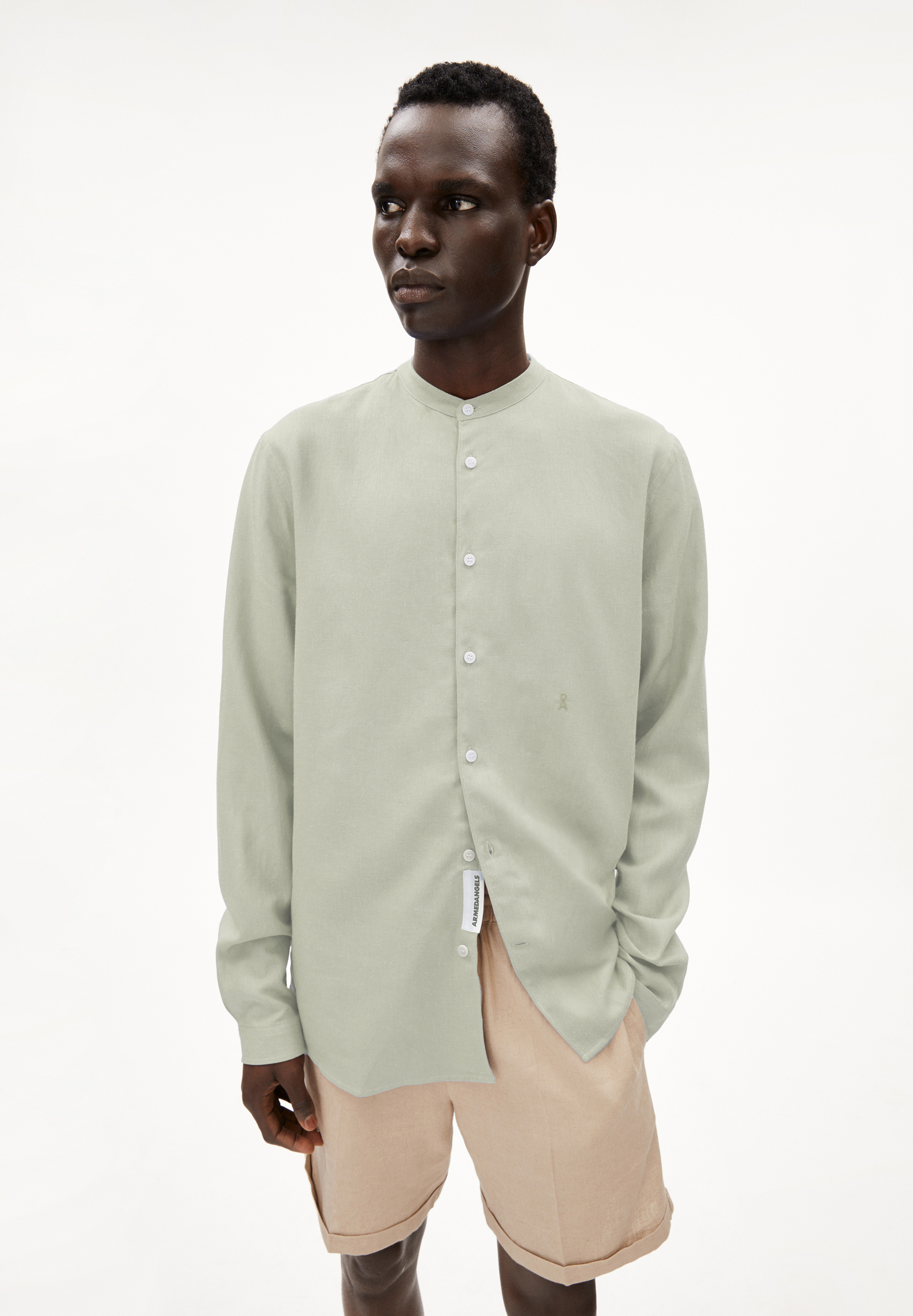 VAALERONIMUS LINO Shirt made of Linen-Mix