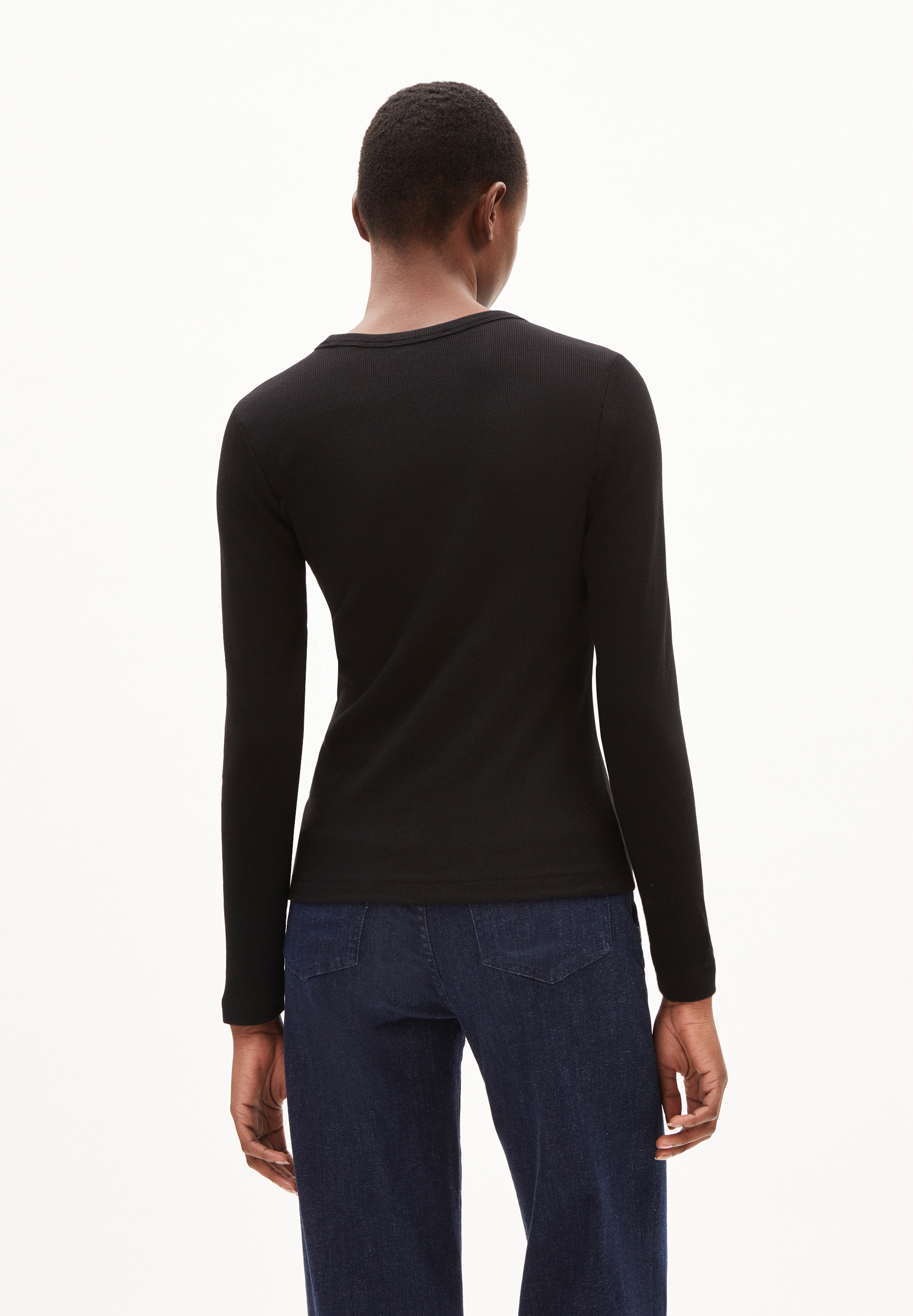 JAALIA Rib-Longsleeve Regular Fit made of Organic Cotton Mix