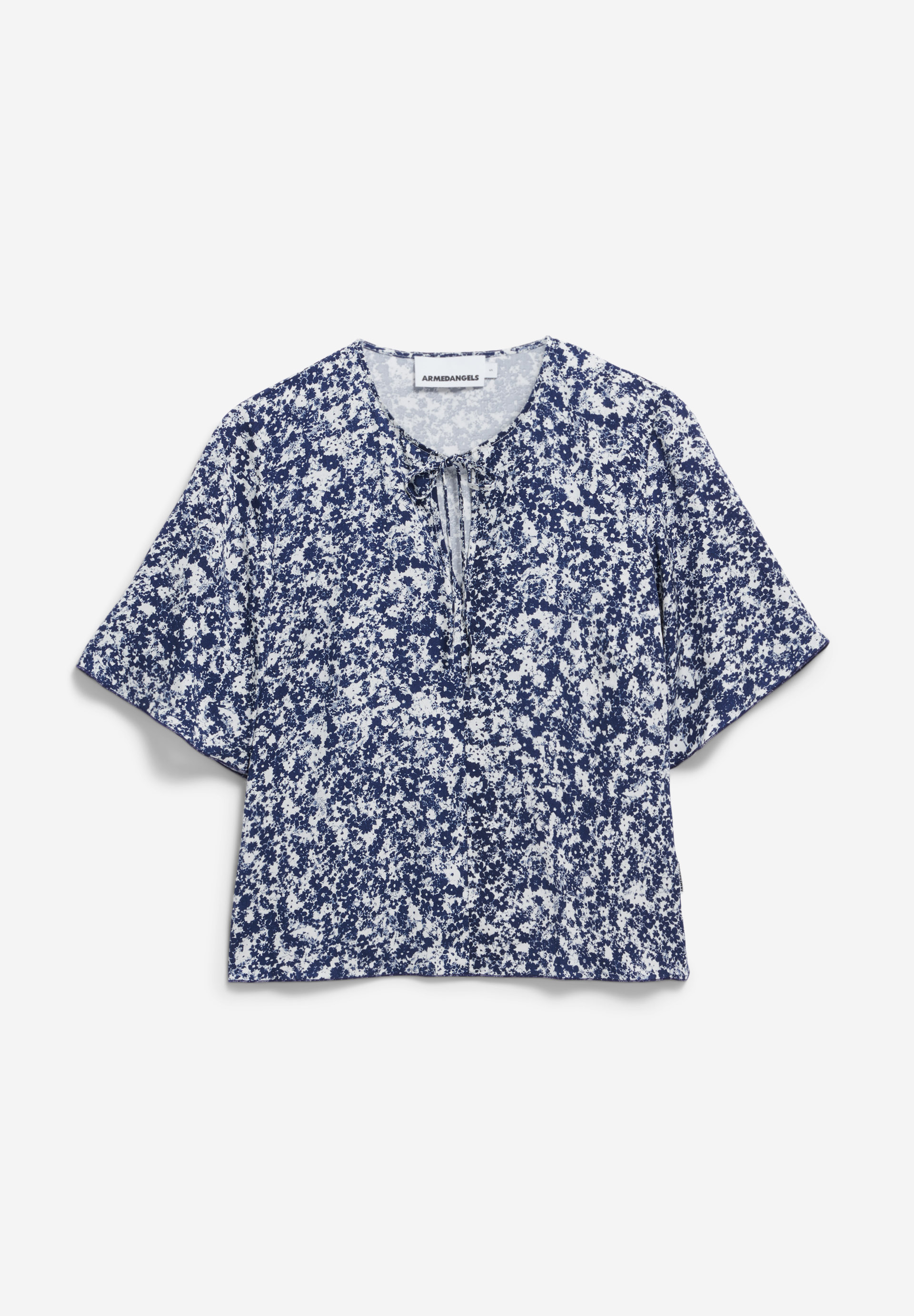 ANDRIKAA MOSAIC LINO Blouse en lin mélangé