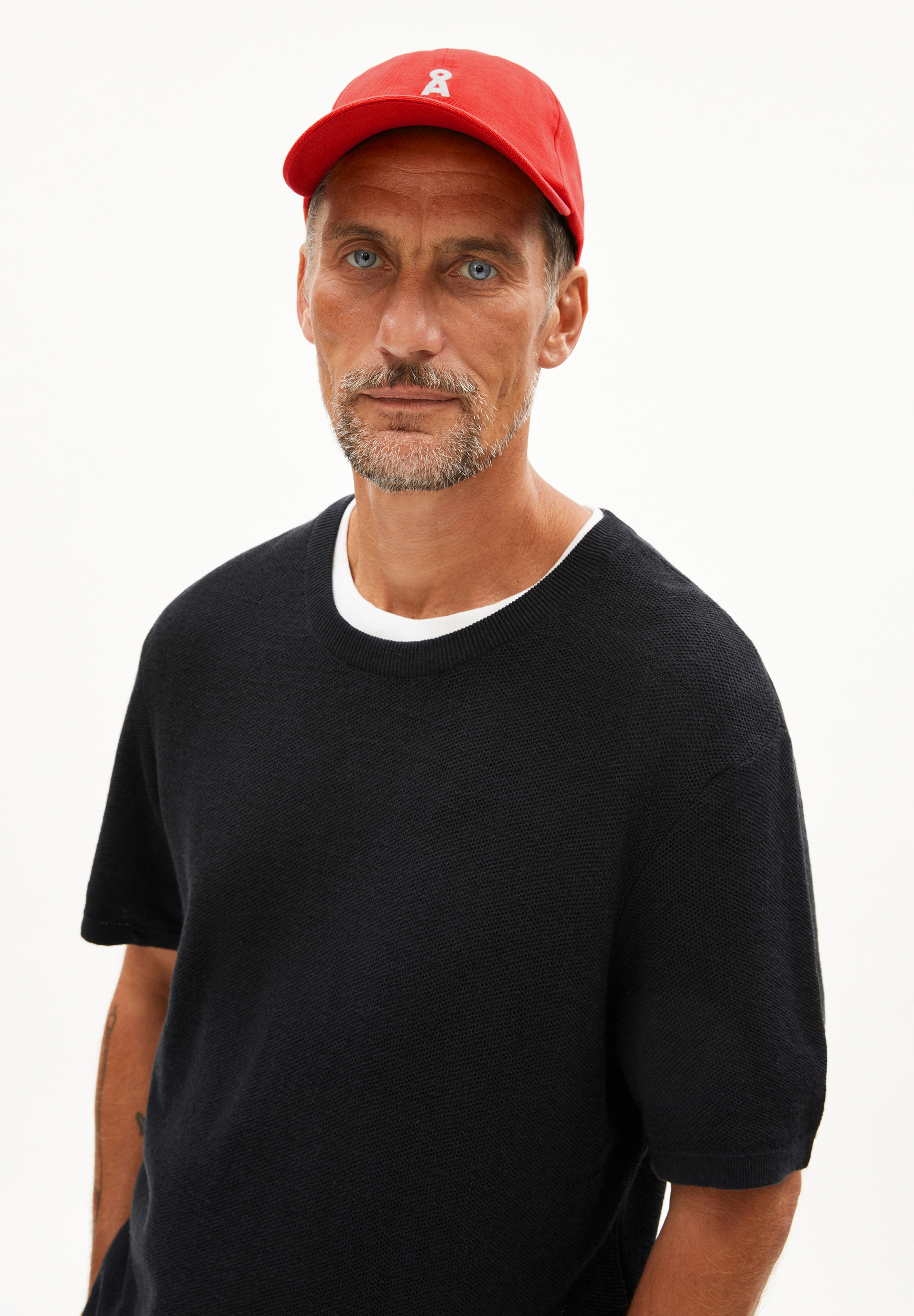 ERWAAN LINO Strickshirt aus Leinen-Mix