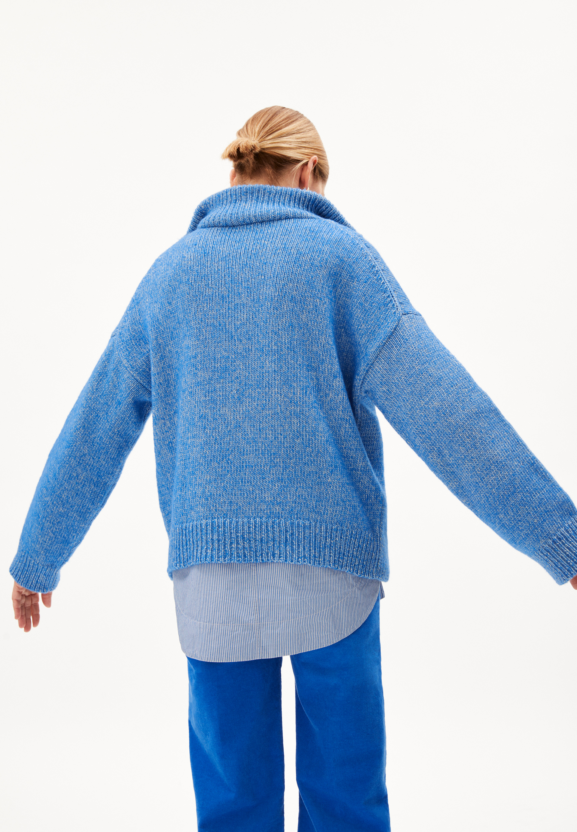 RONYAAS SOFT Sweater Loose Fit made of Organic Cotton Merino Mix