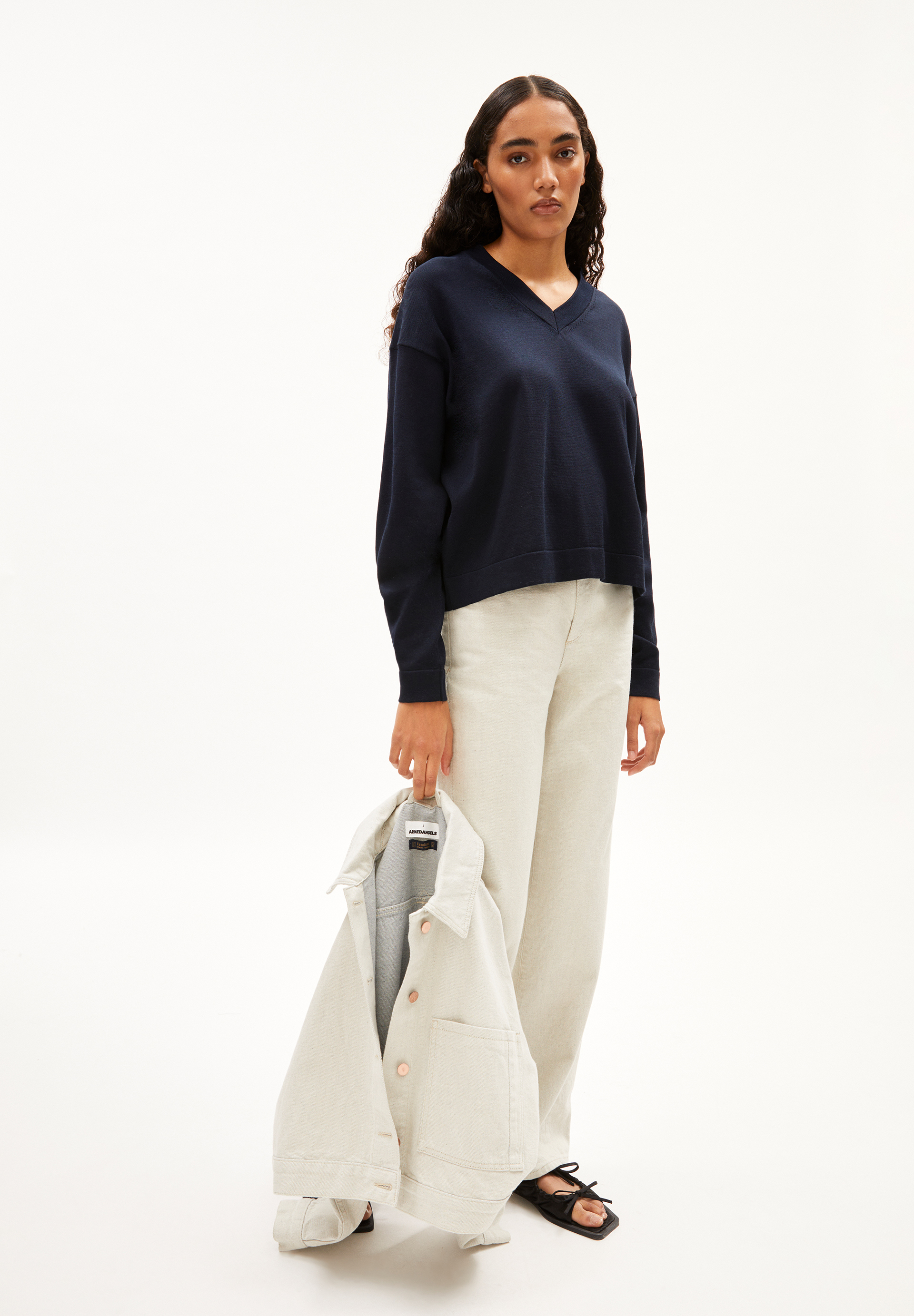 OLIVIAAS PREMIUM Pullover Oversized Fit aus Bio-Baumwolle