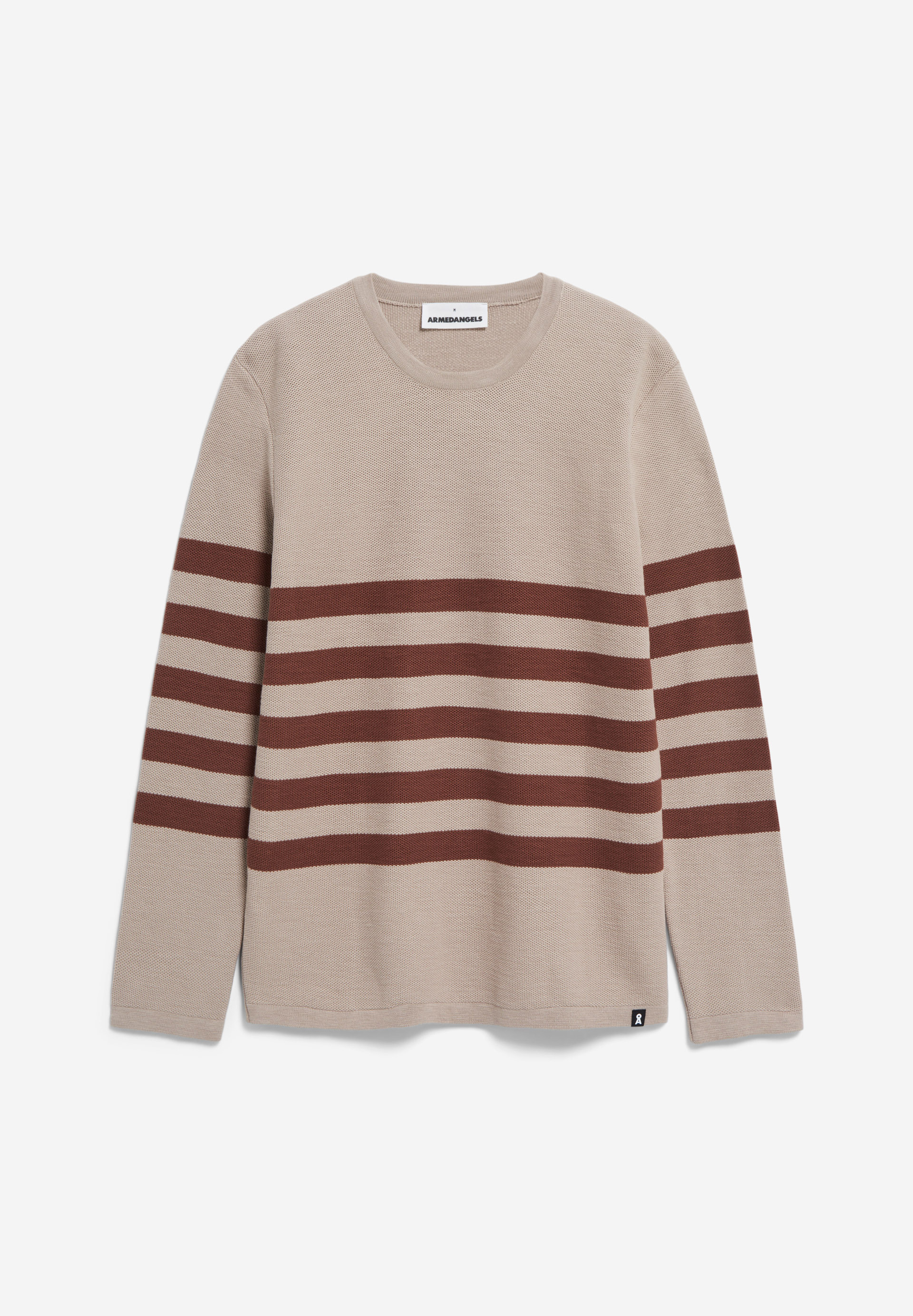 TOLAA STRIPES Pull coupe standard en coton bio