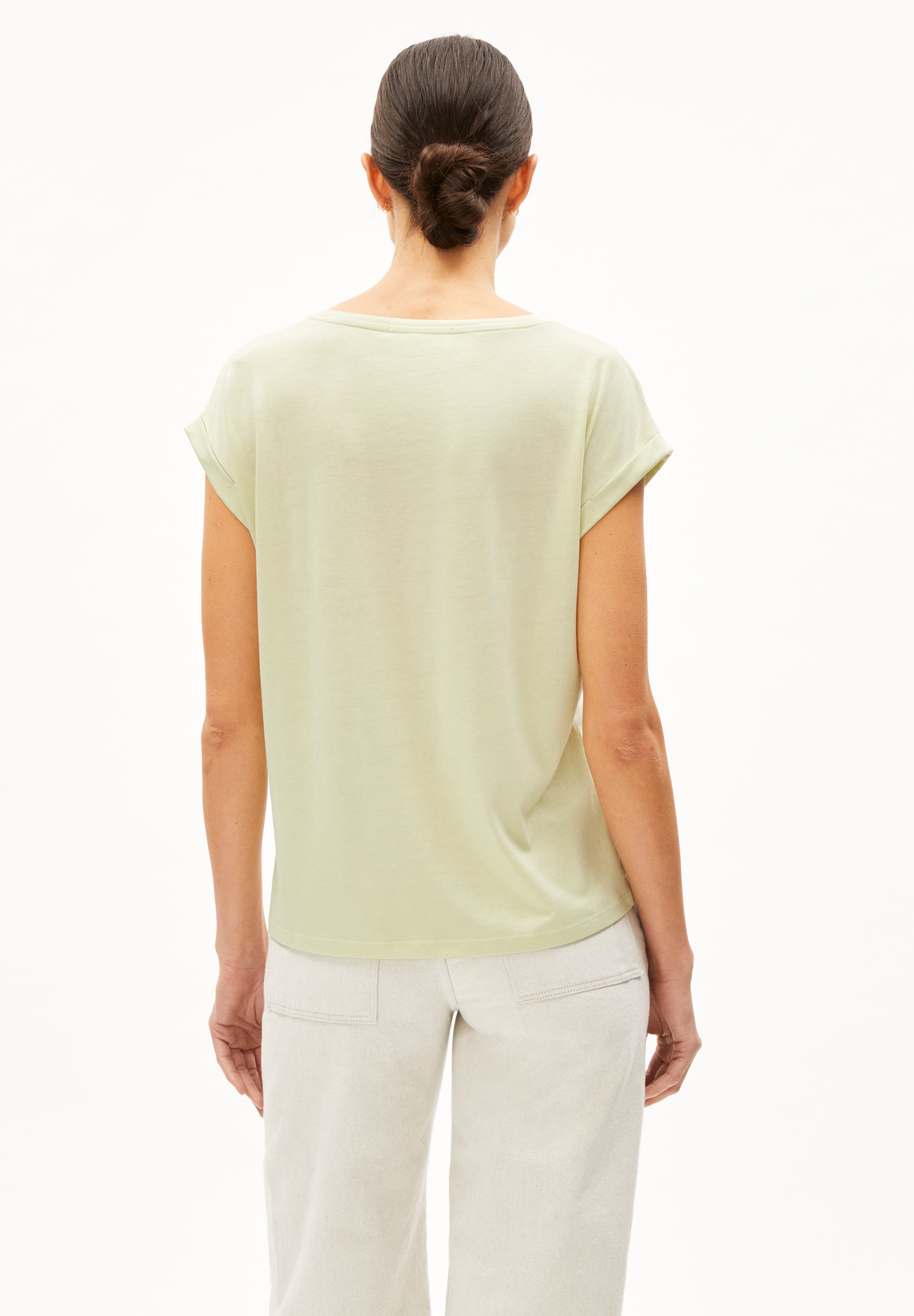 JILAANA T-Shirt Regular Fit aus TENCEL™ Lyocell Mix