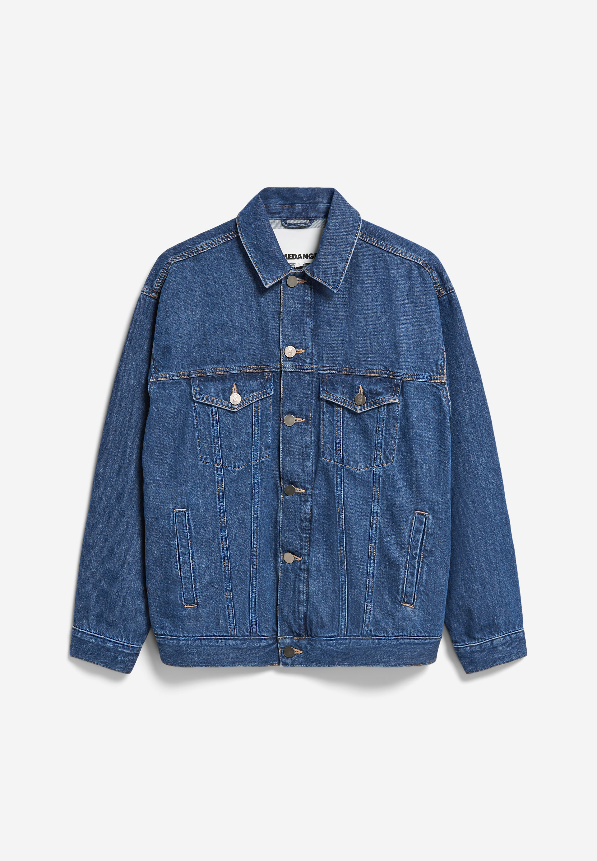 VELITAA OVERSIZED Veste en jean coupe oversize en coton bio mélangé