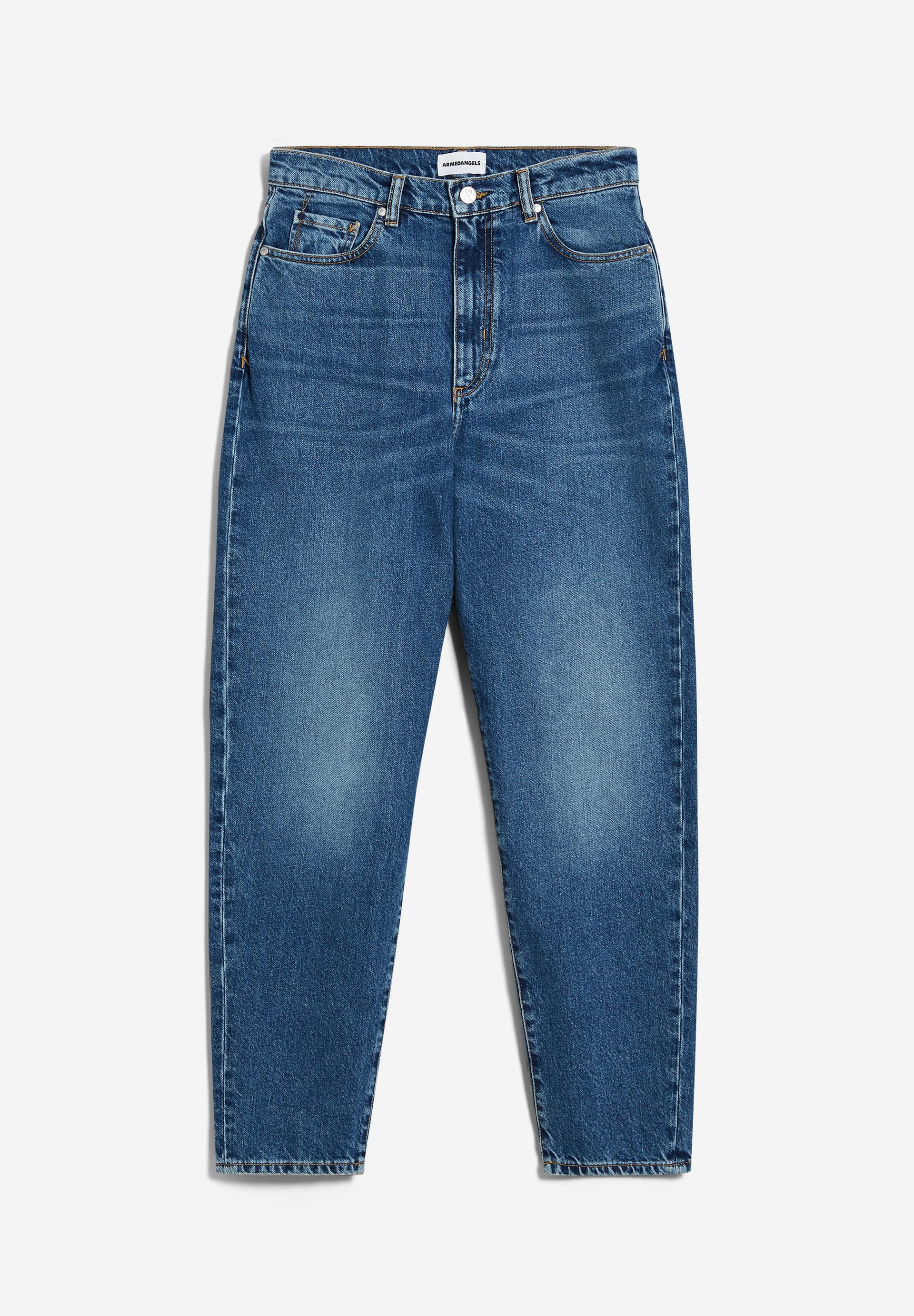 MAIRAA Jeans Mom Fit High Waist Ankle recycled Cotton Non-Stretch