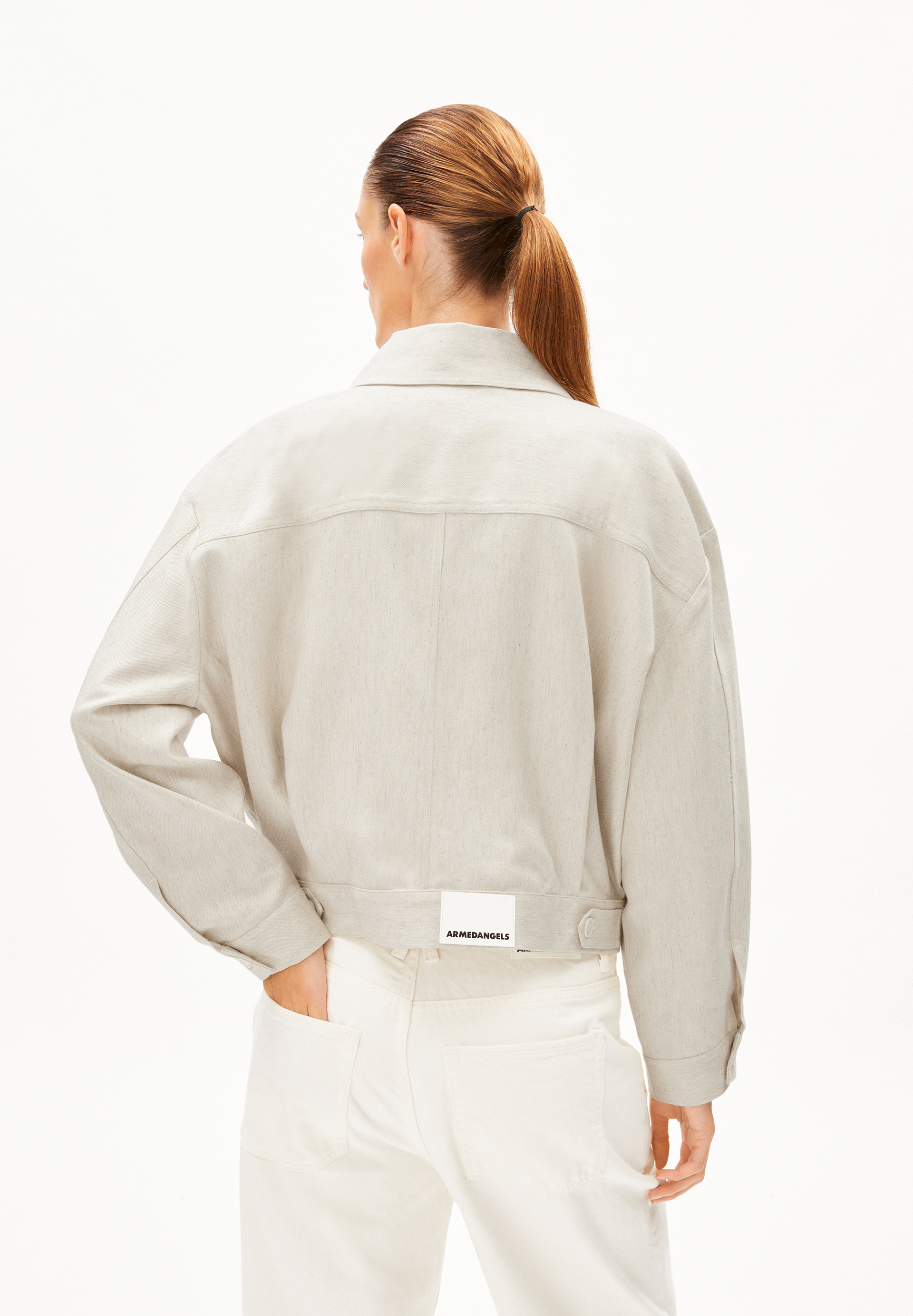 AALISEA LINO HEAVY Surchemise coupe oversize en lin mélangé