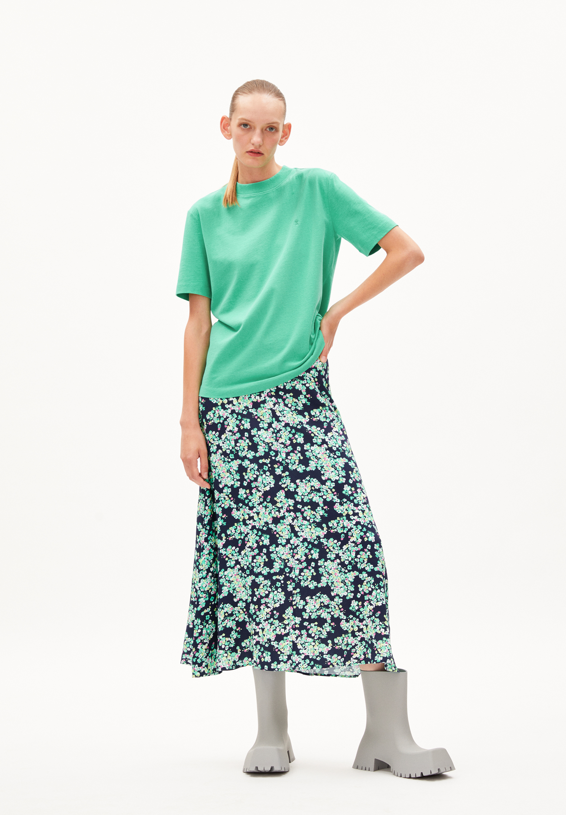 SAALANJA  DITSY FLORAL Woven Skirt Regular Fit made of LENZING™ ECOVERO™ Viscose
