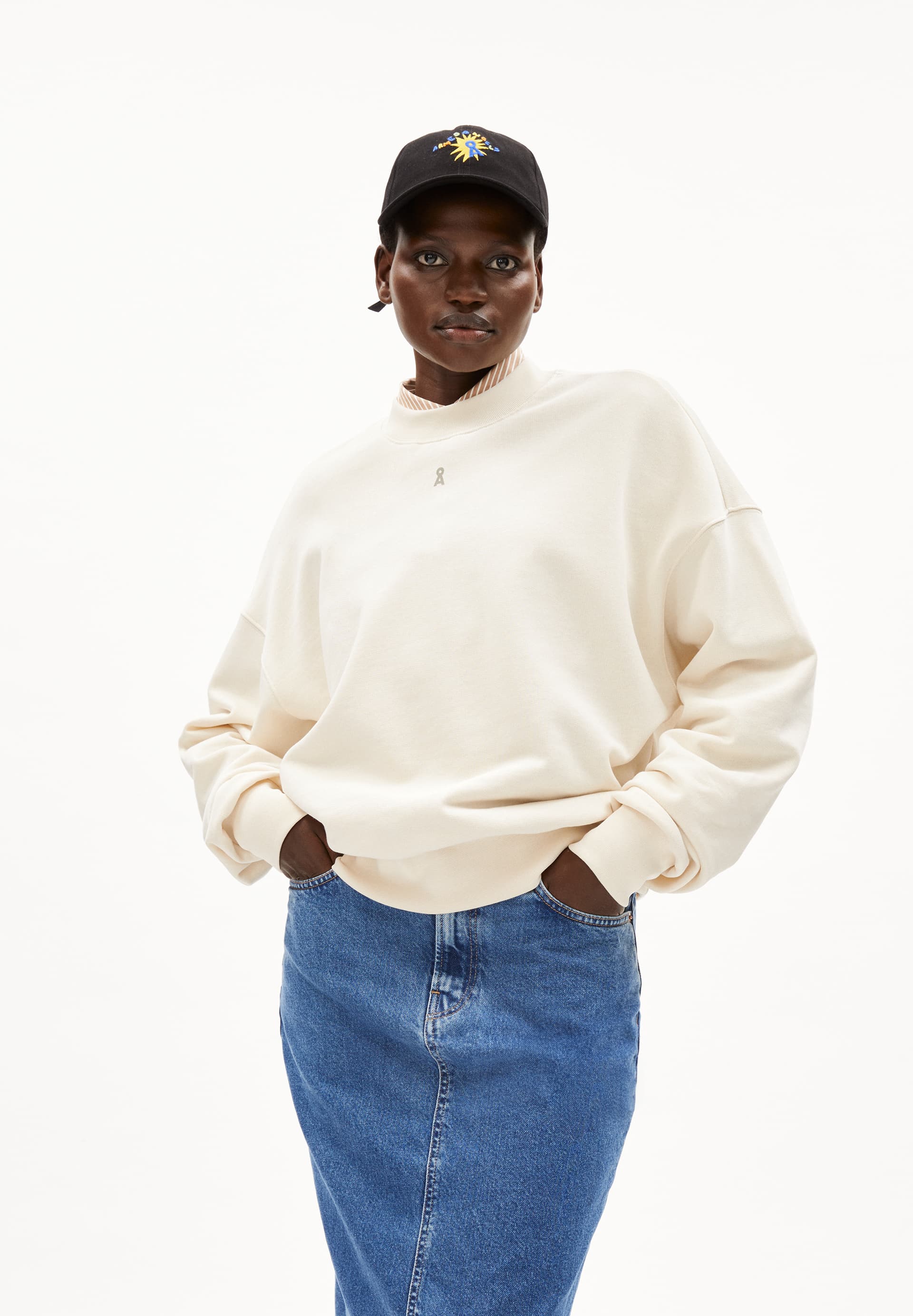 ALIZAA FORTUNE Sweatshirt aus Bio-Baumwolle