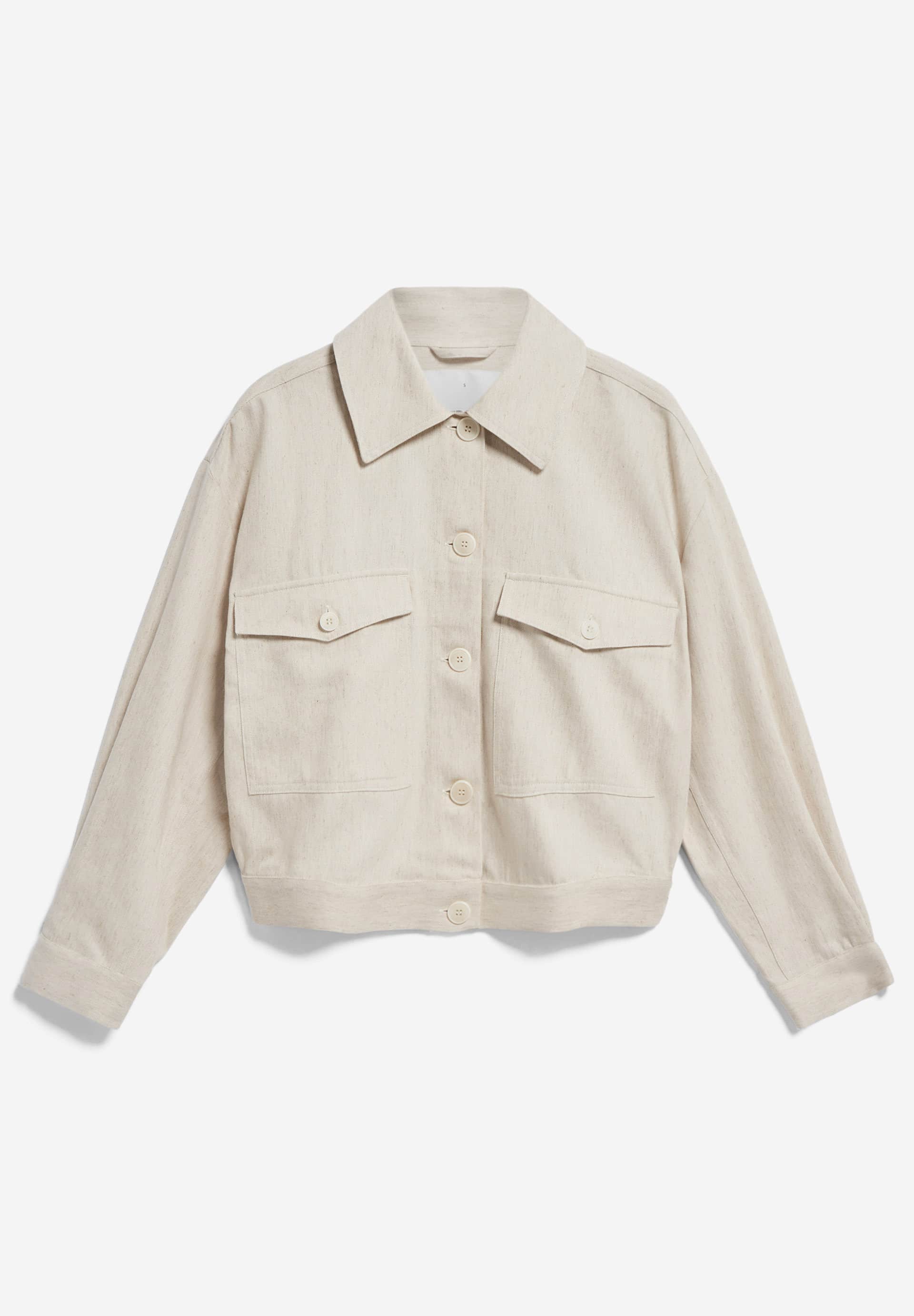 AALISEA LINO HEAVY Surchemise coupe oversize en lin mélangé