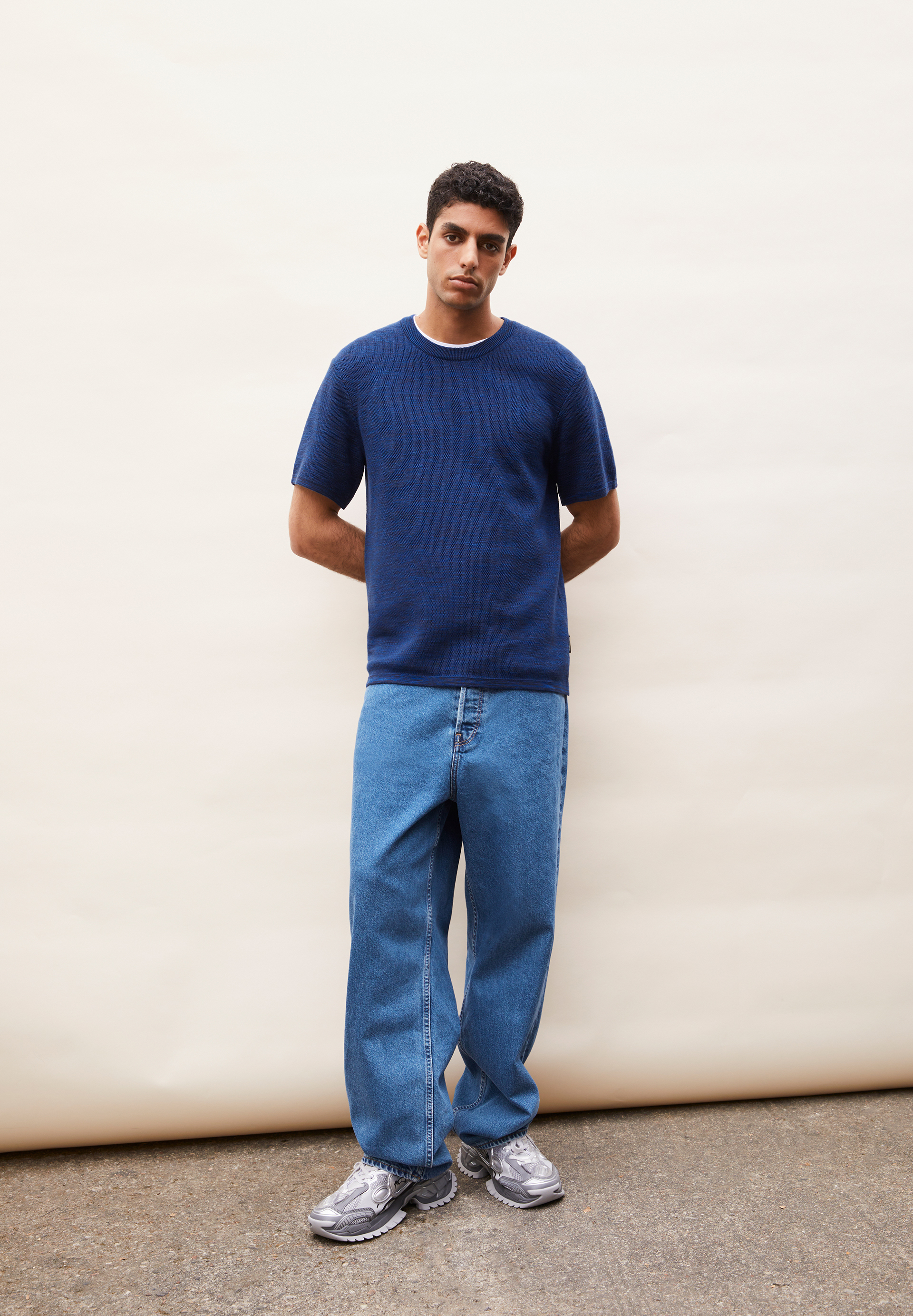AAMBROSIO Strickshirt aus Bio-Baumwolle