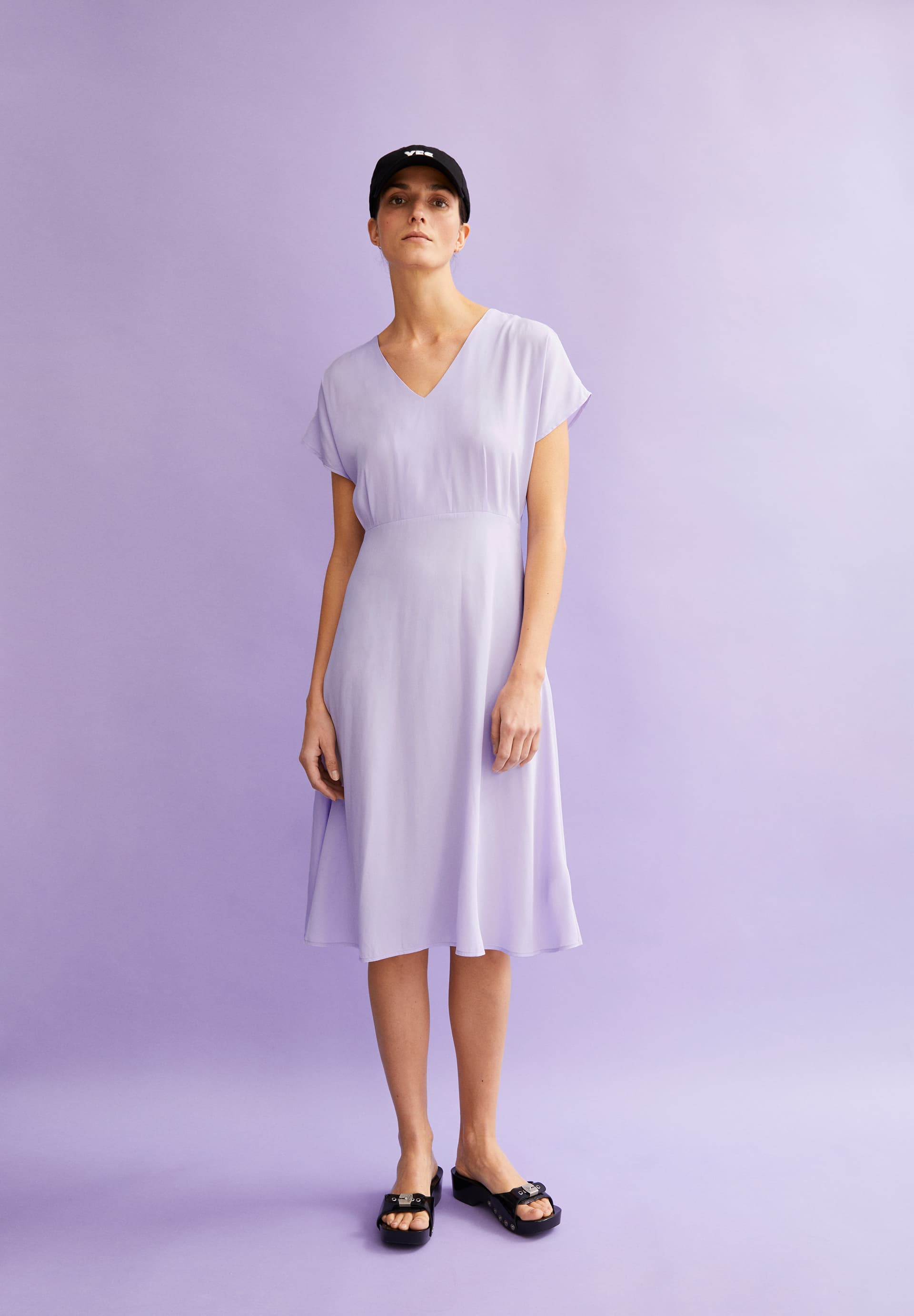 AALBINE Woven Dress Regular Fit made of TENCEL™ Lyocell Mix