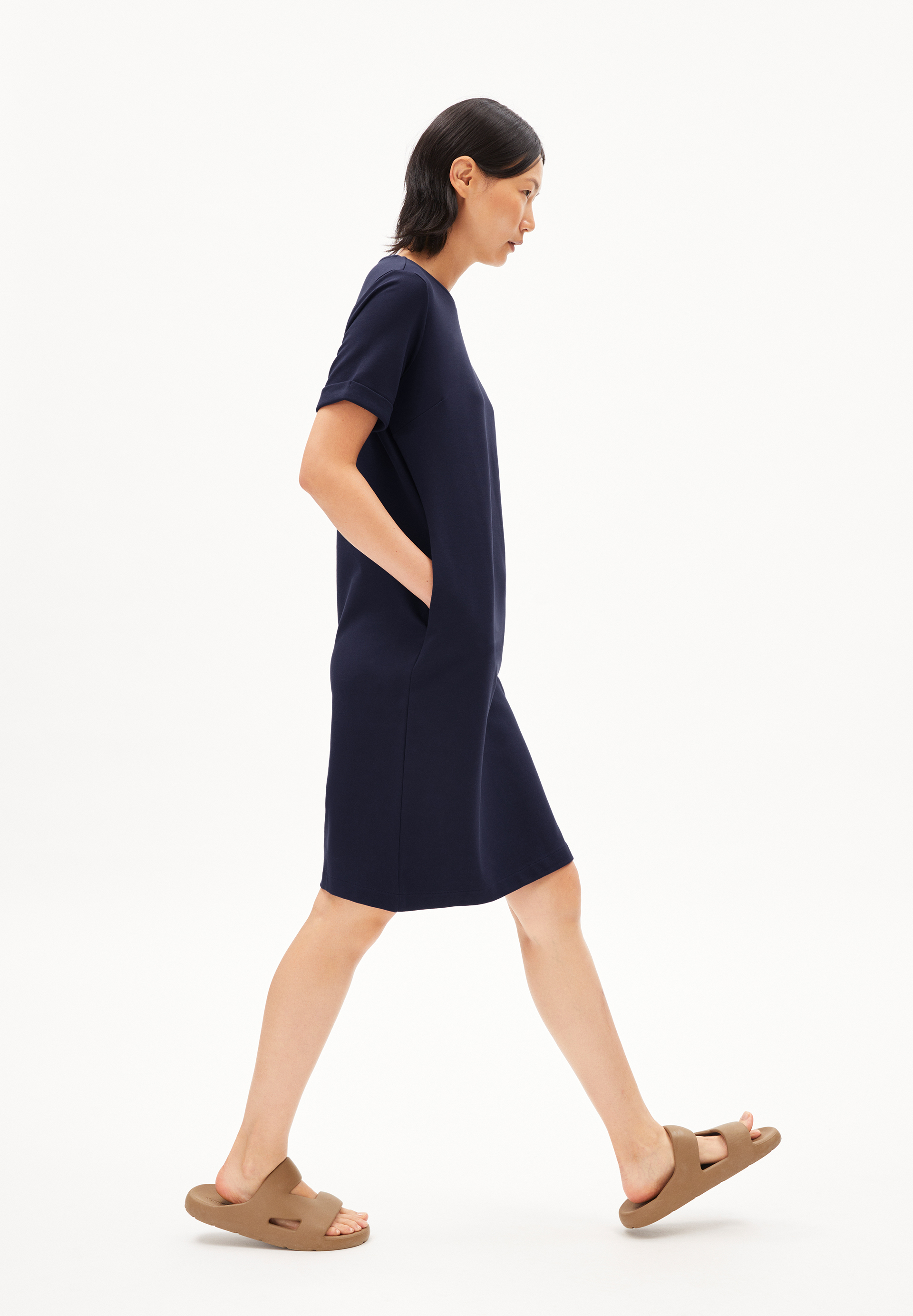 MAAILANA Jerseykleid Regular Fit aus LENZING™ ECOVERO™ Mix