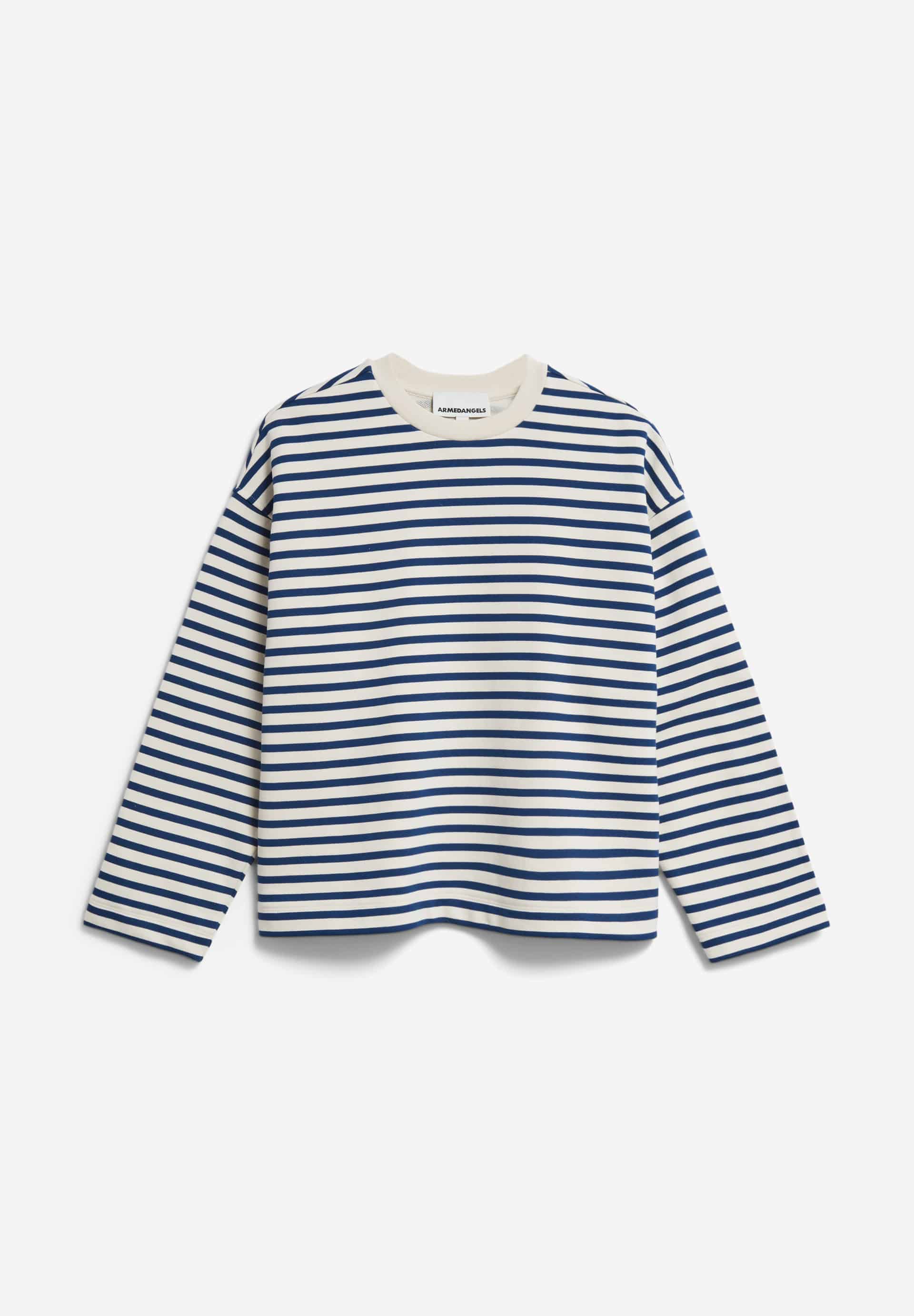 FRANKAA MAARLEN STRIPE Sweatshirt aus Bio-Baumwolle