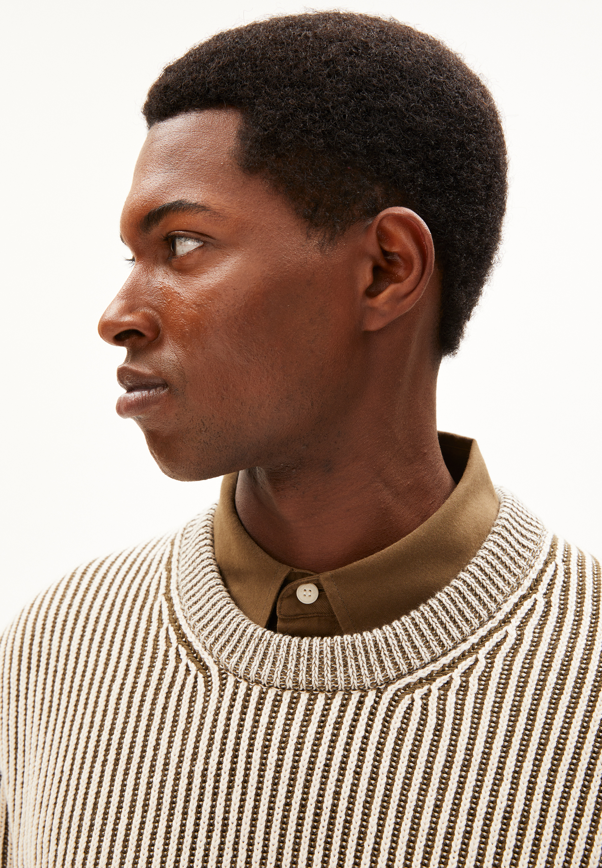 ANDRAAS Pull coupe standard en coton bio
