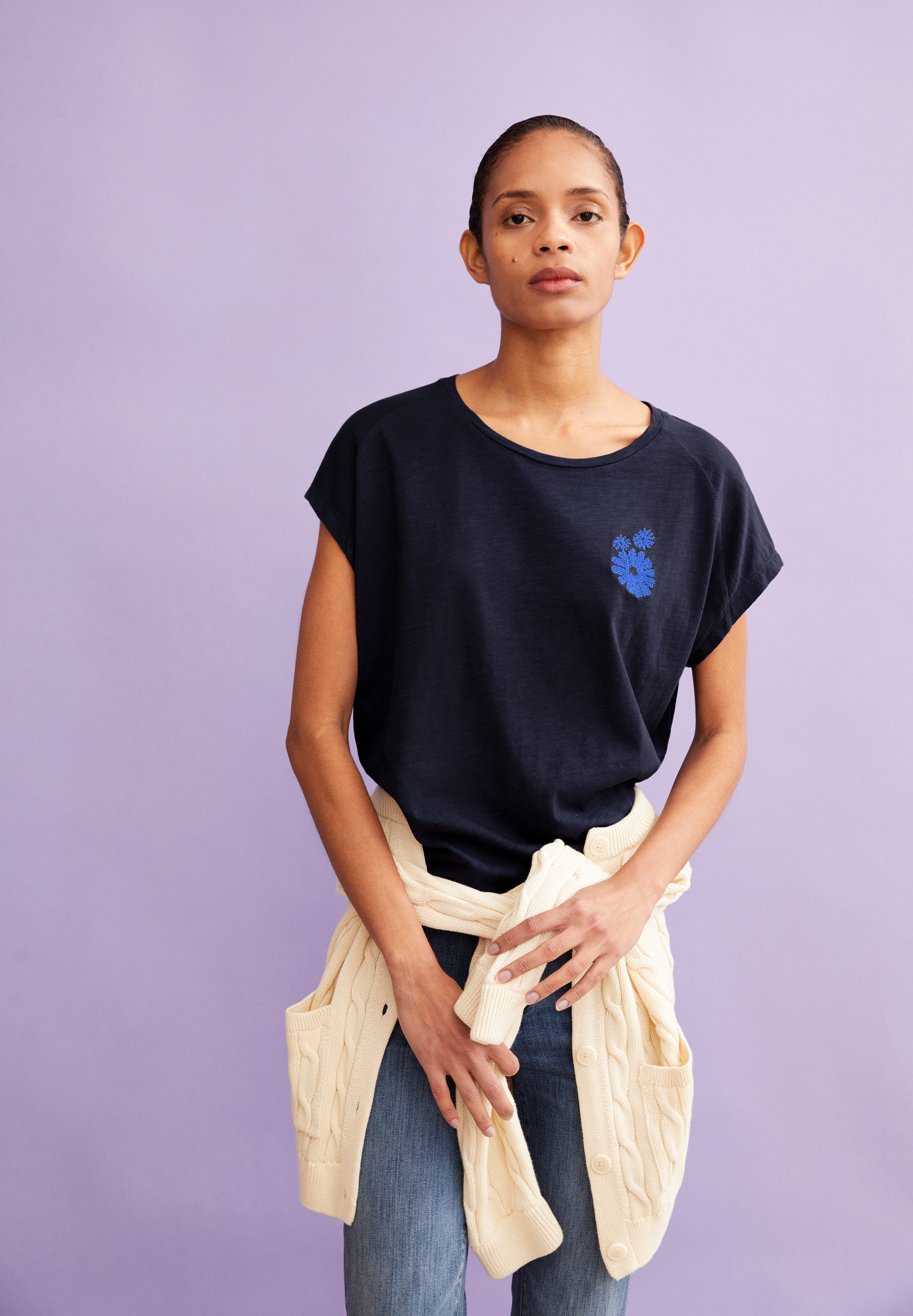 ONELIAA FAANCY T-Shirt Loose Fit aus Bio-Baumwolle