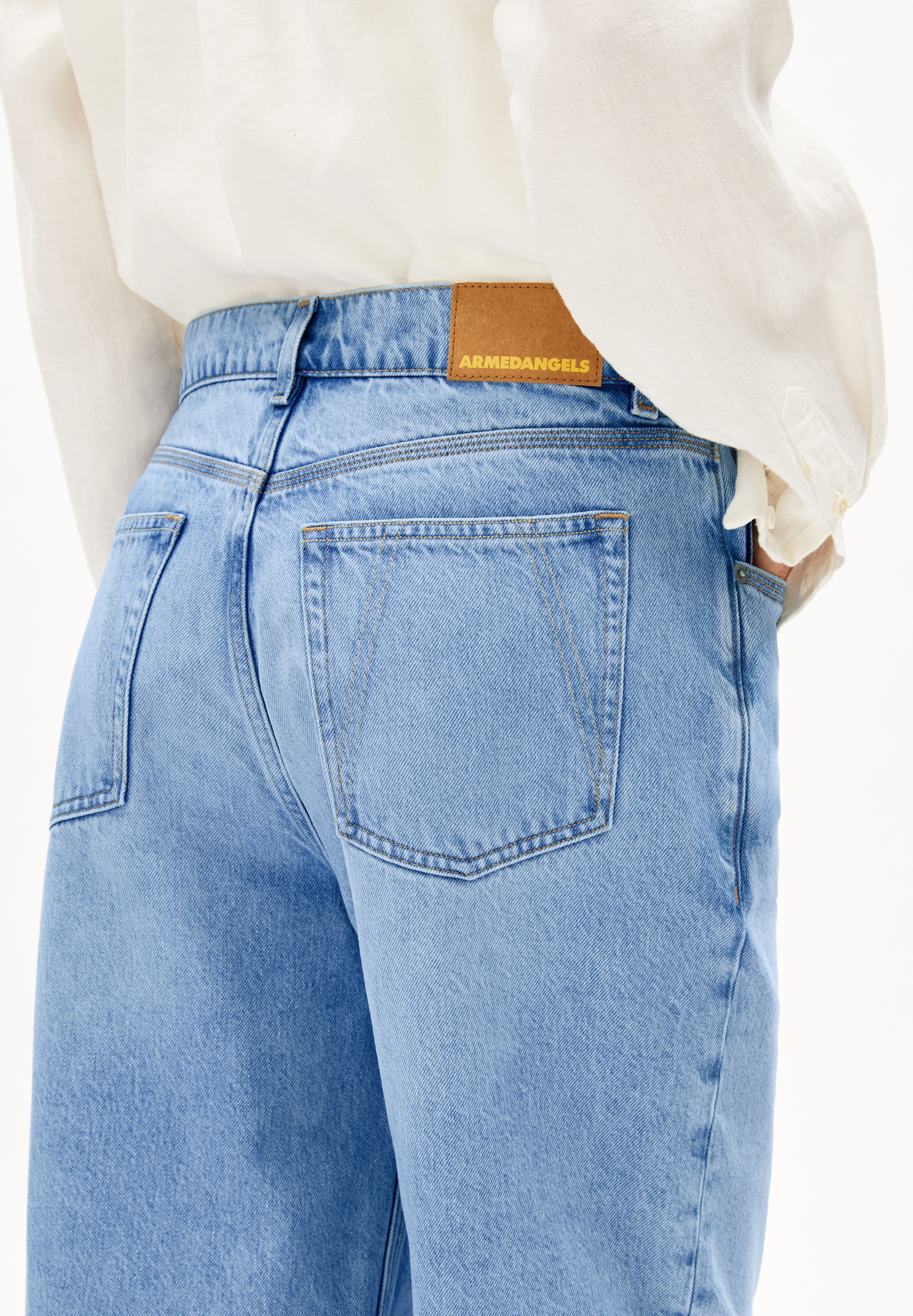 DAANY Jeans Shorts aus Hanf-Mix