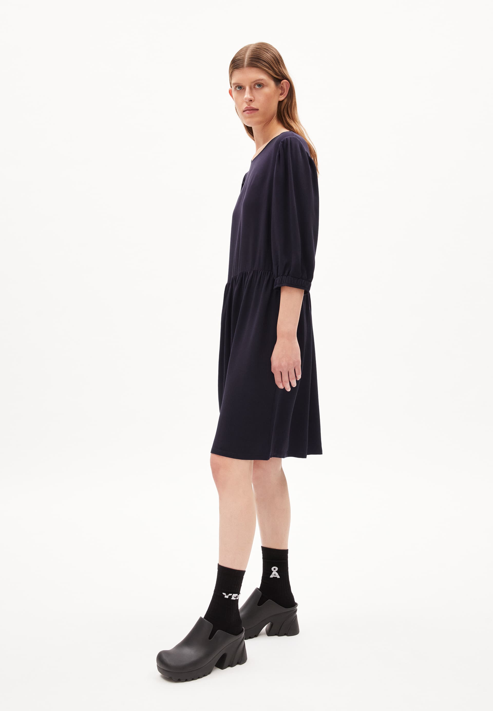 ROSEAA Woven Dress Relaxed Fit made of LENZING™ ECOVERO™ Viscose