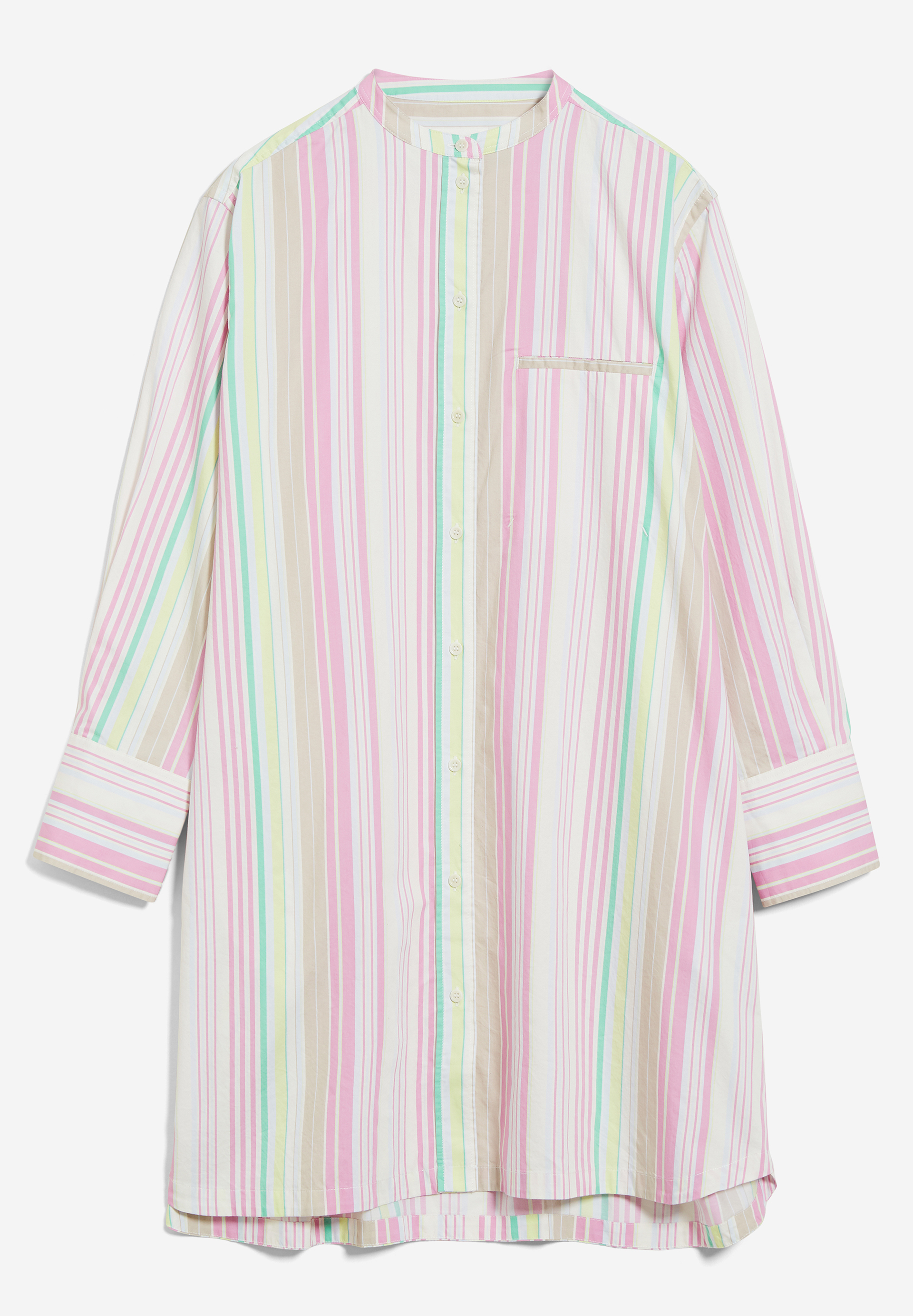 VAAJA STRIPES Woven Dress Relaxed Fit made of Organic Cotton