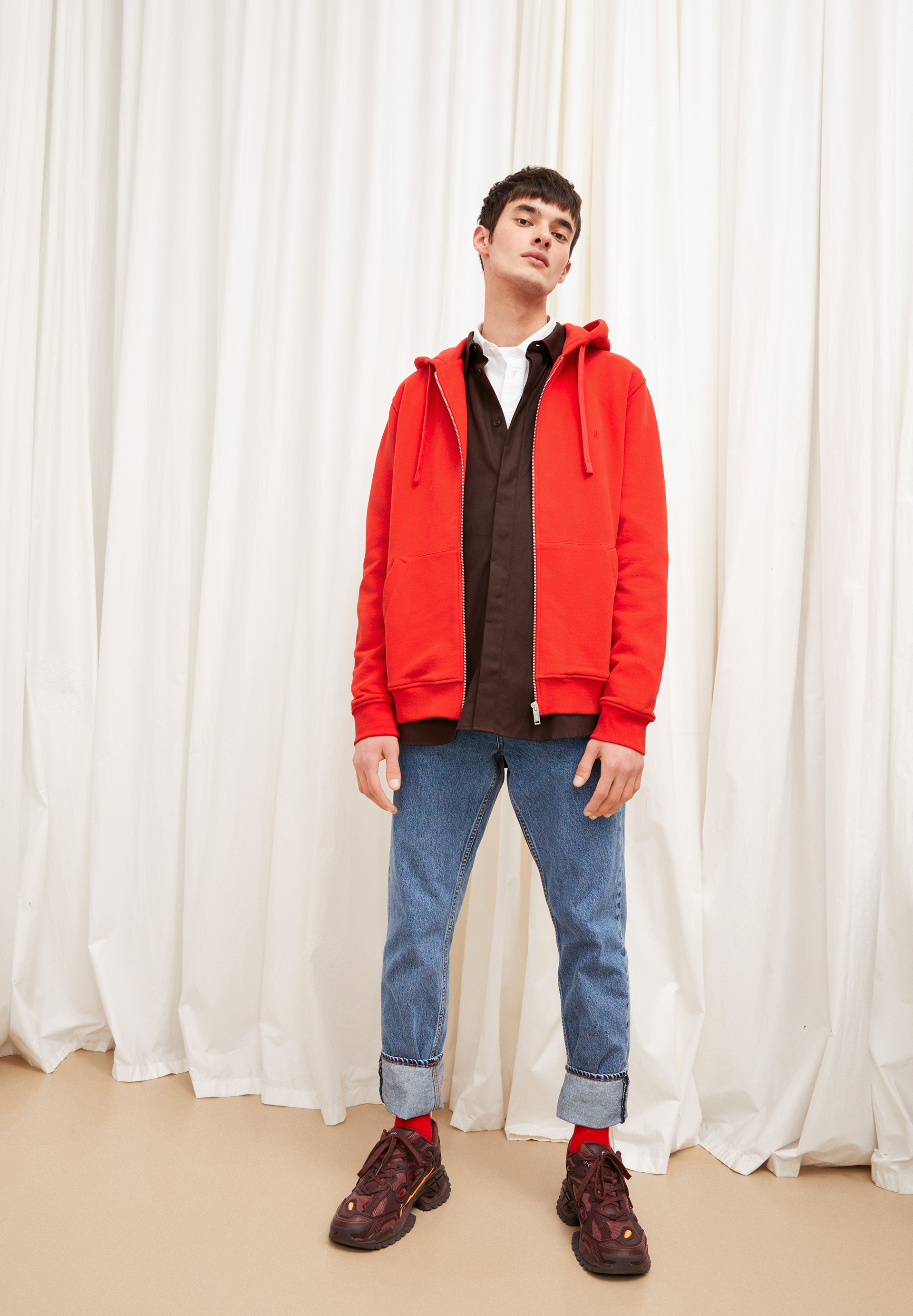 SAROMIAAN COMFORT Sweat Jacket Regular Fit made of Organic Cotton Mix