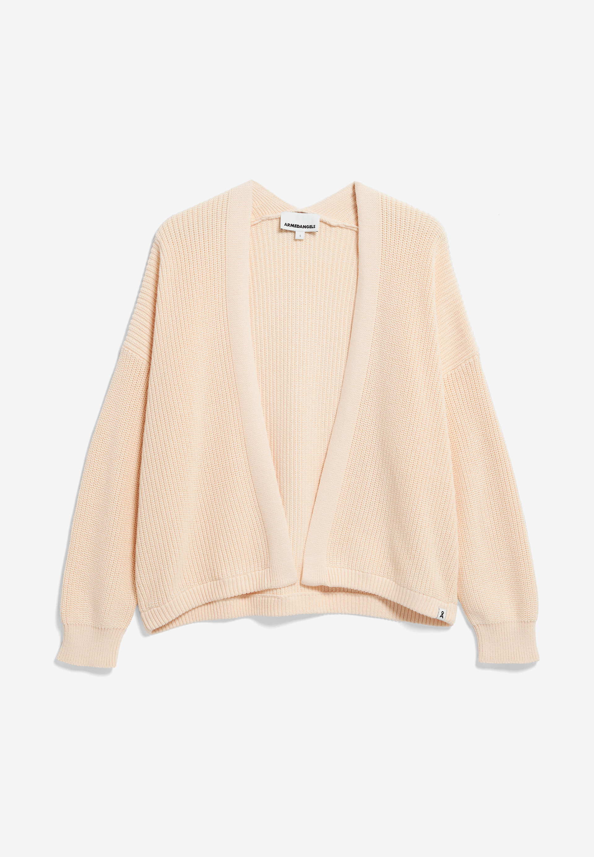 VILDAANA Veste en maille coupe oversize en coton bio