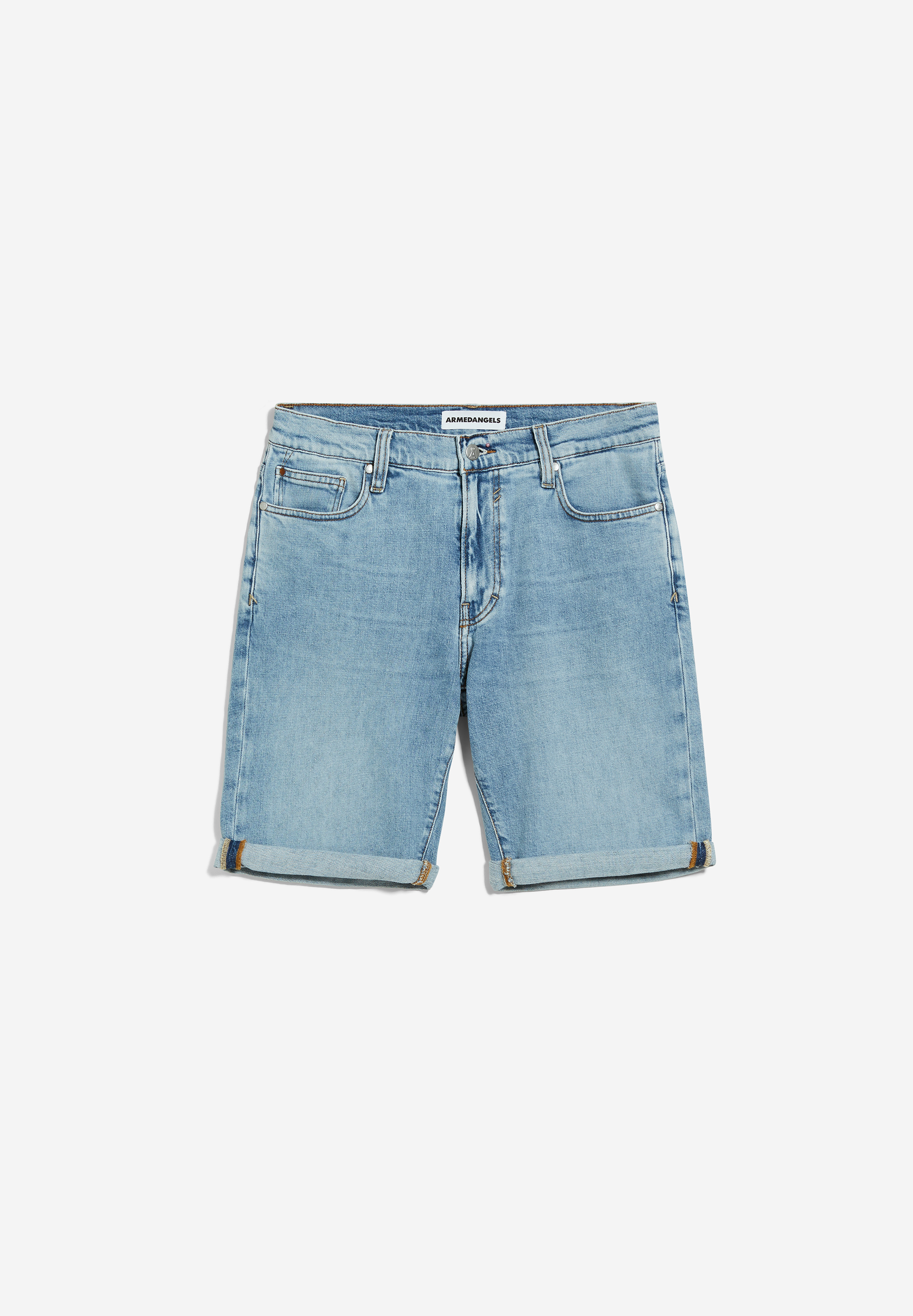 NAAILO HEMP Short en jean en coton bio et chanvre mélangés