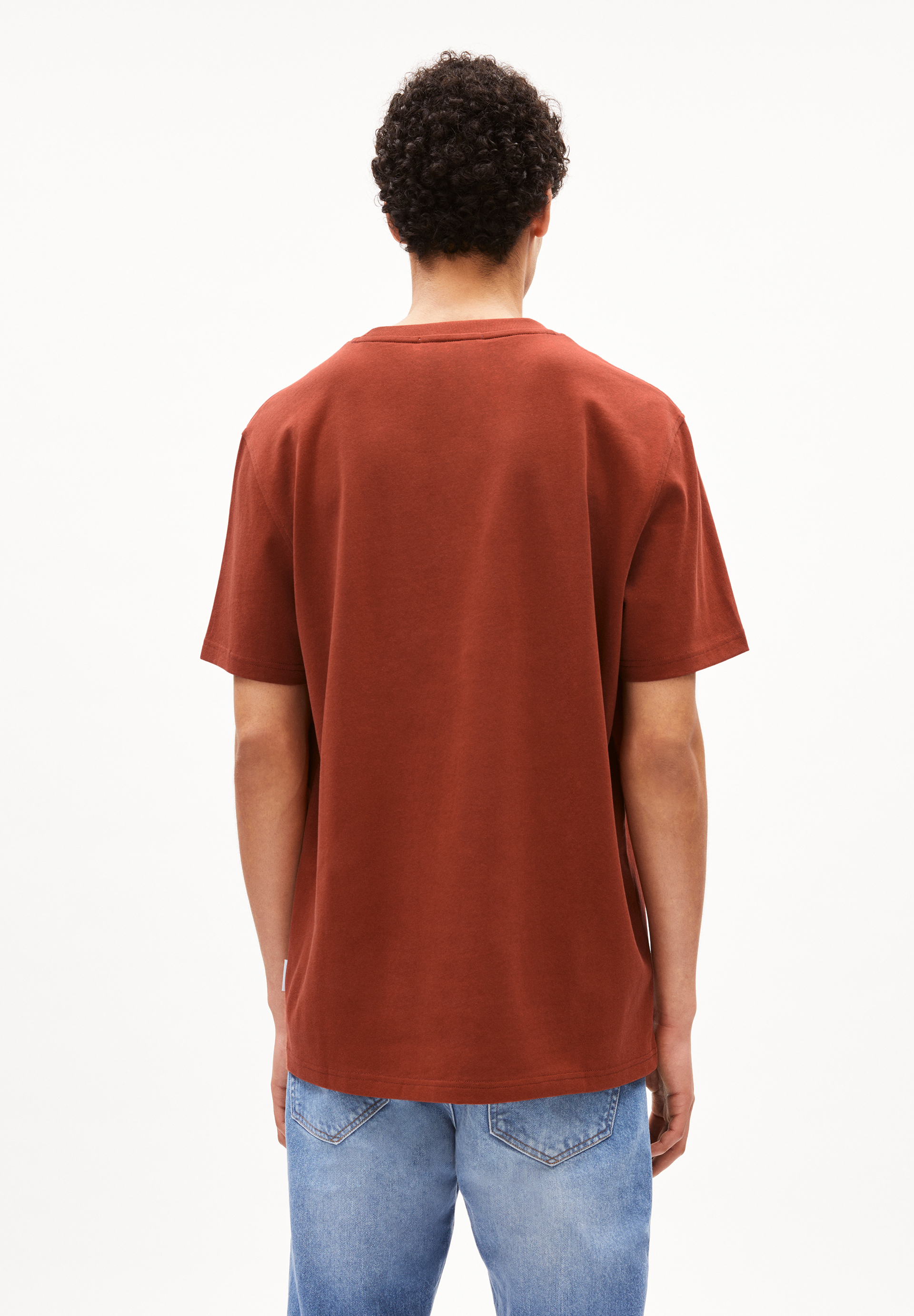 MAARKOS T-shirt mi-épais en mélange de coton recyclé