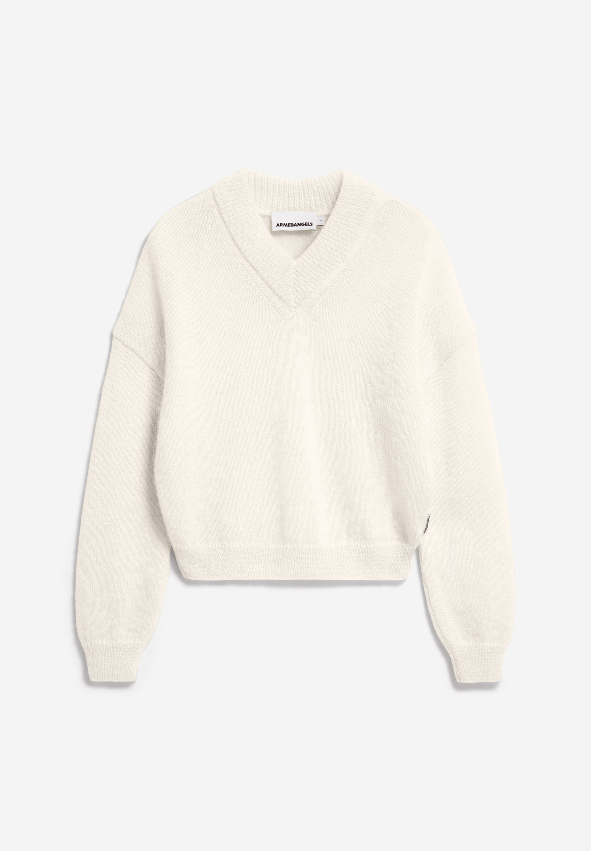 ALBASAA MOHAIR Pull coupe oversize en laine mohair mélangée