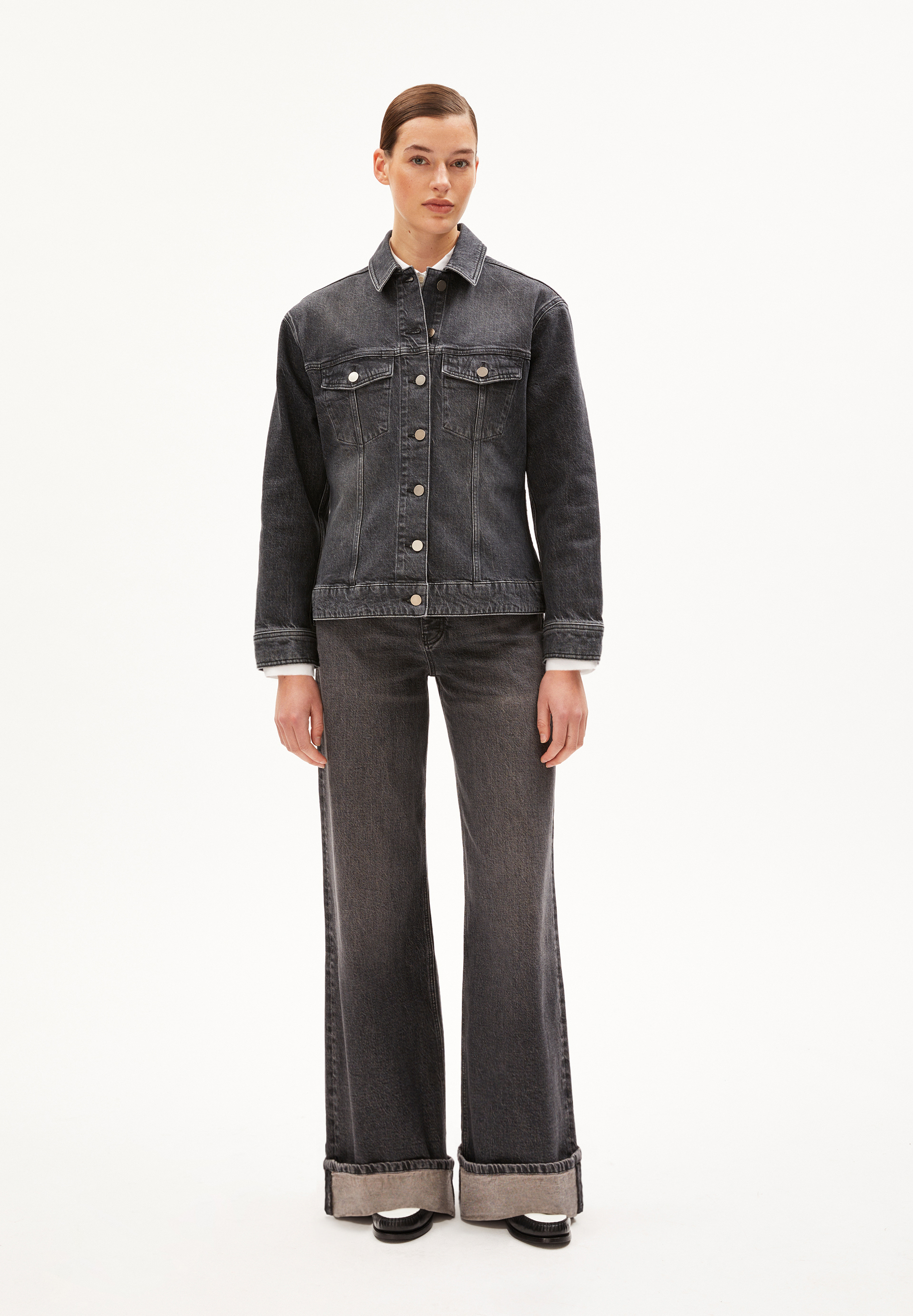DENSIAA Denim Jacket Oversized Fit made of Organic Cotton Mix