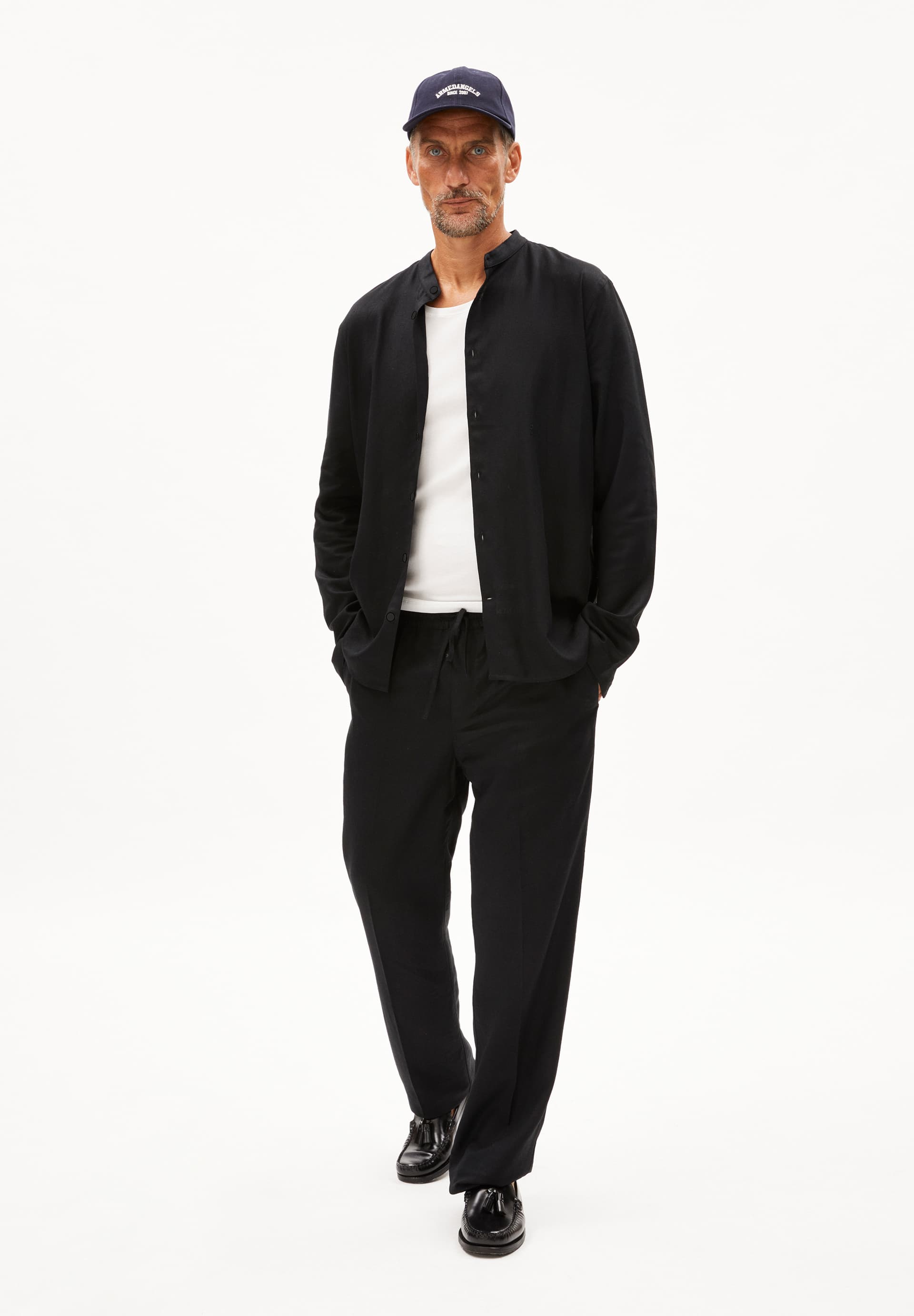 VAALERONIMUS LINO Shirt made of Linen-Mix