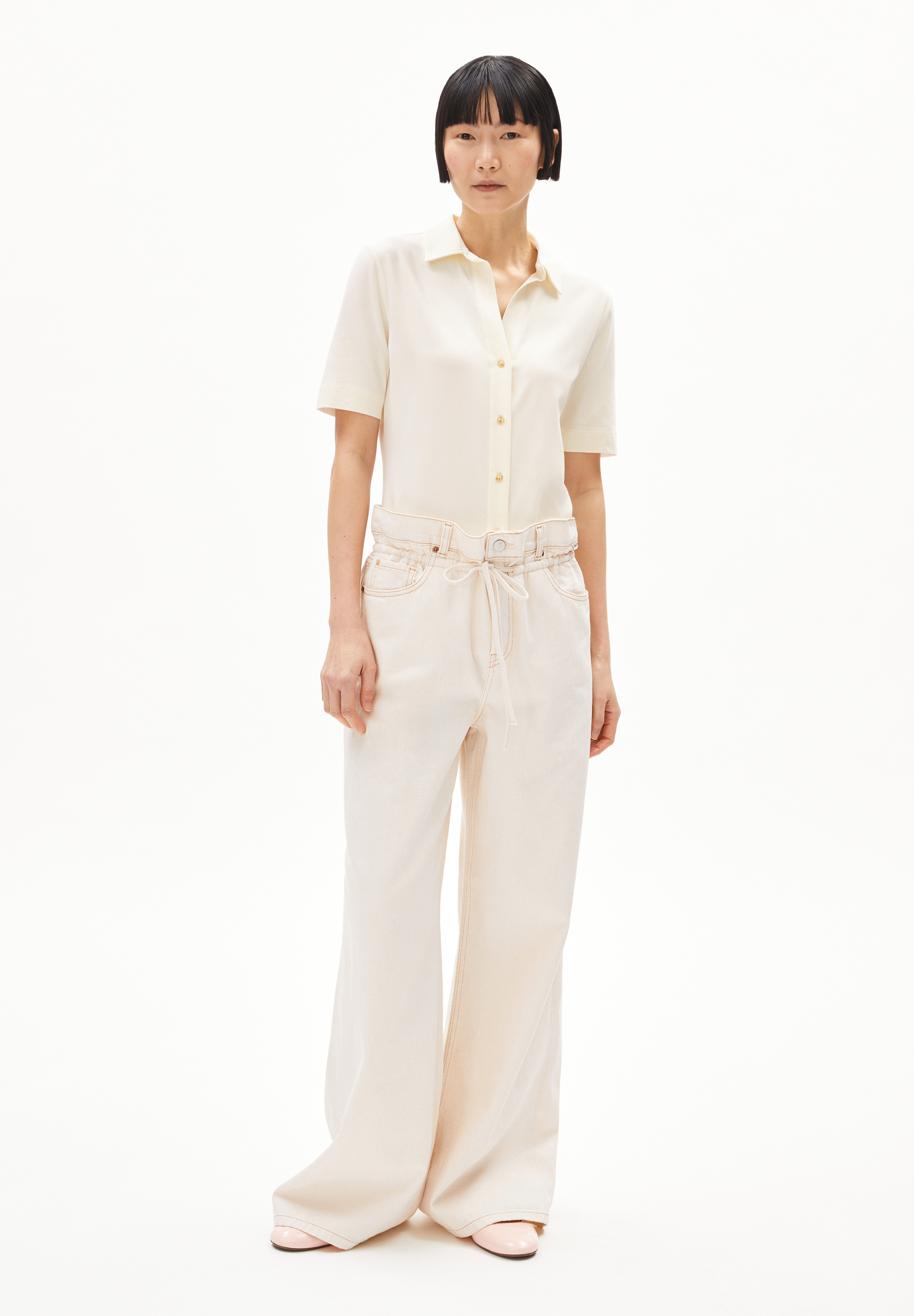 NALITAA Blouse en coton biologique mélangé