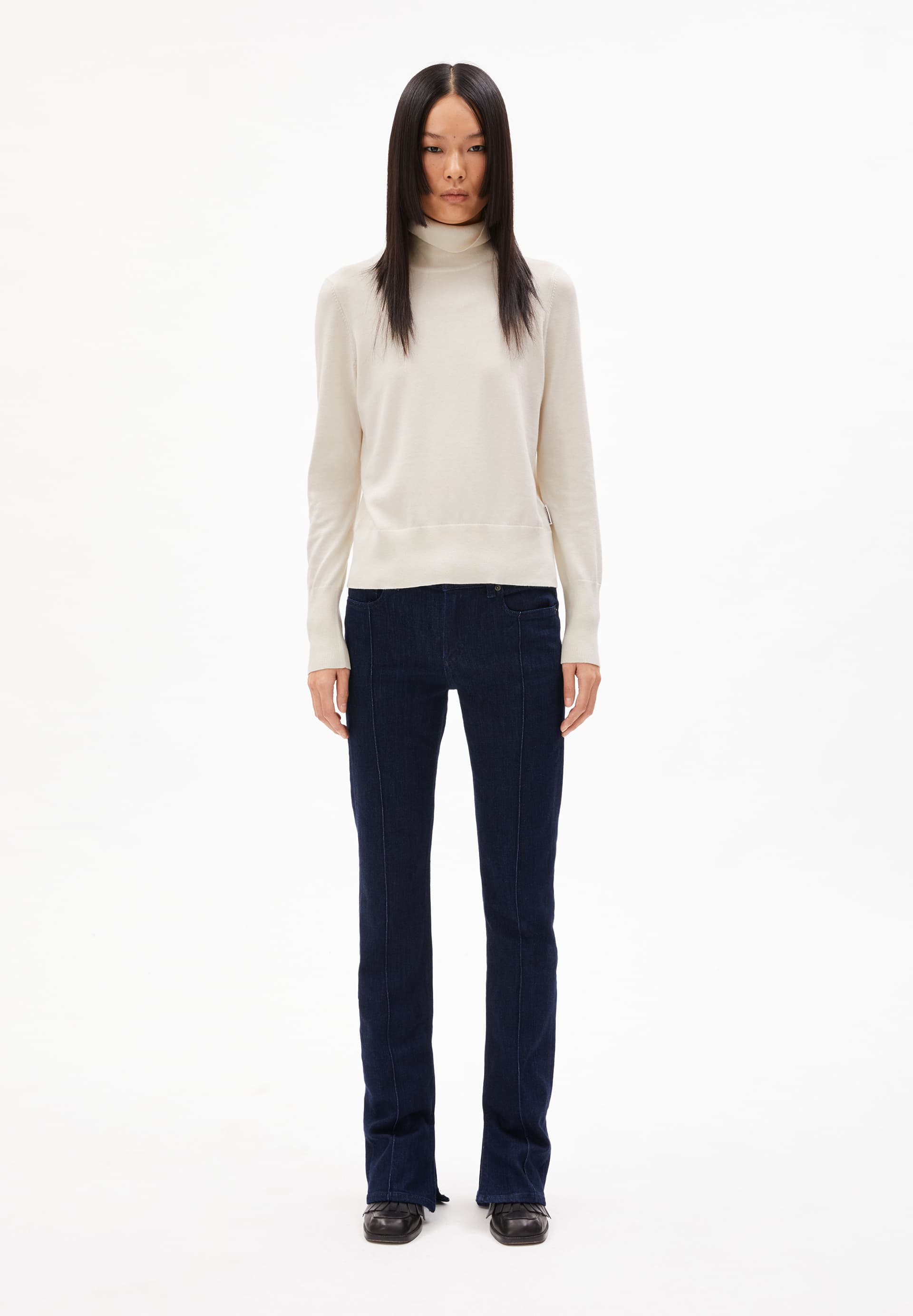 LINDAA LOW Bootcut Jeans Organic Cotton Mix Comfort-Stretch