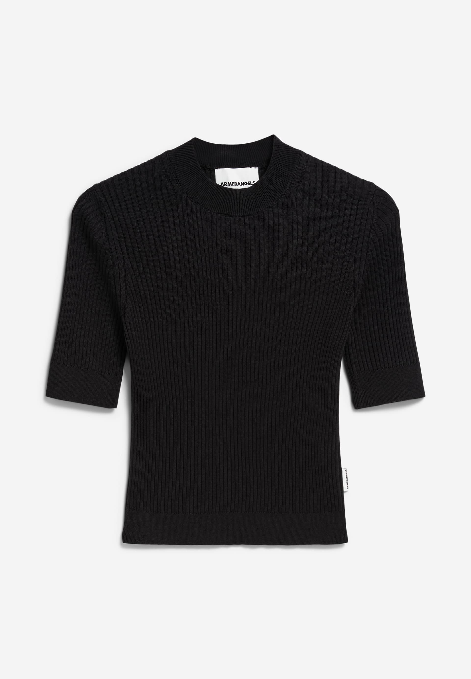 SILJIAA T-shirt en maille Coupe ajustée en coton bio mélangé