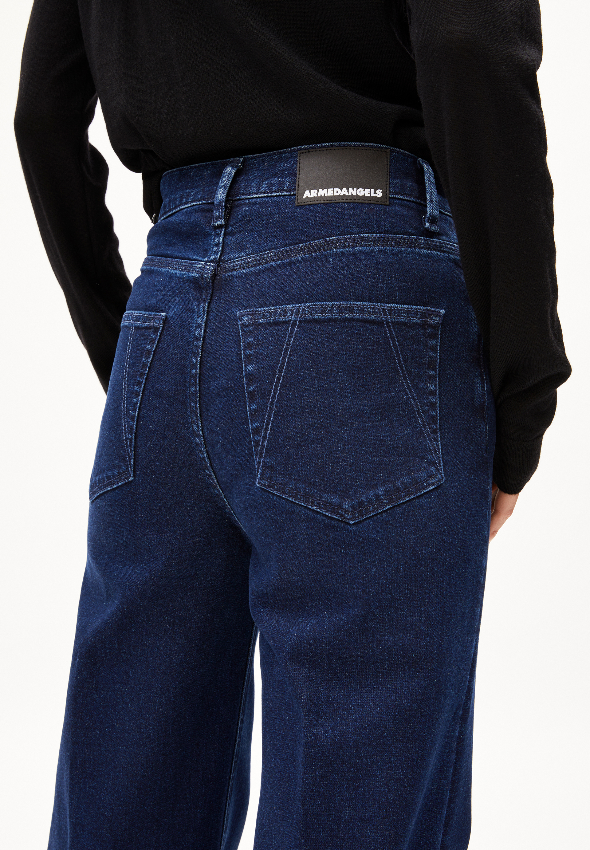 MURLIAA Jean large en mélange de coton recyclé stretch comfort