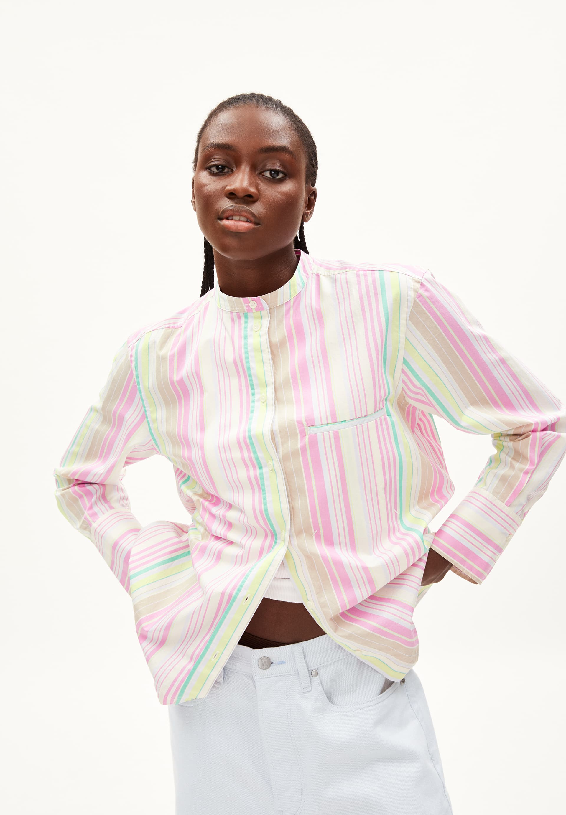 SENNAAMA STRIPES Blouse Relaxed Fit made of Organic Cotton