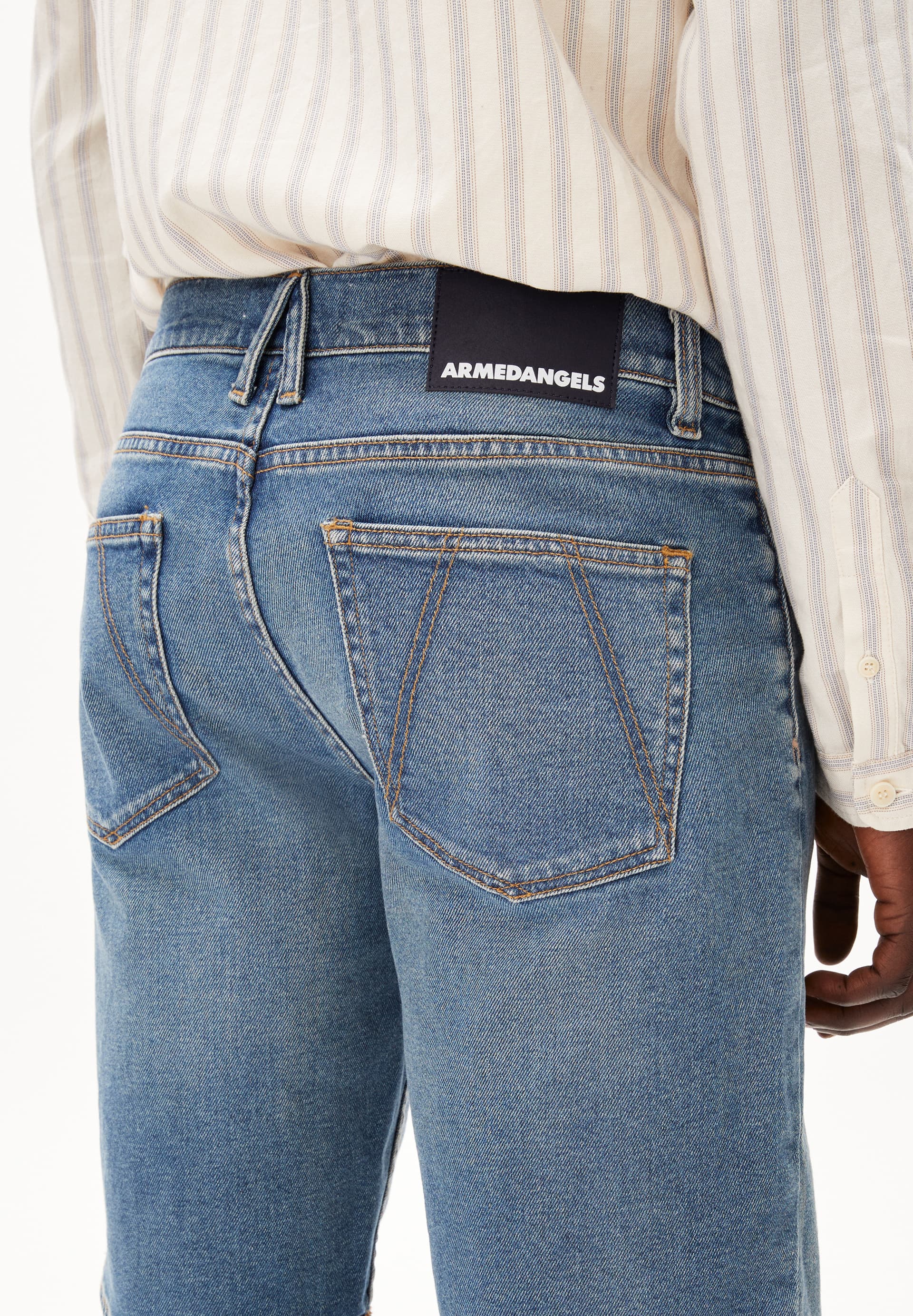 NAAILO Jeans Shorts aus Bio-Baumwoll Mix