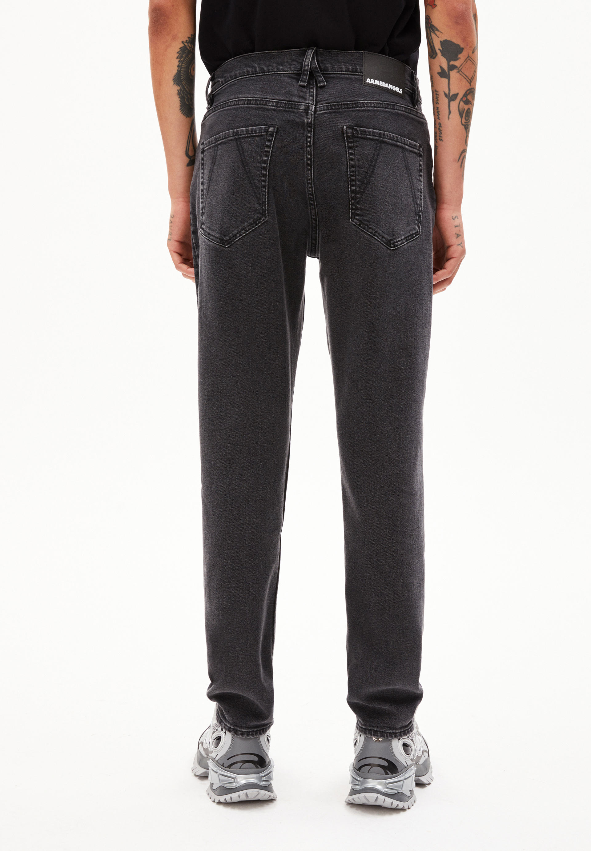 AARJO TARPA Tapered Jeans recycelter Baumwoll Mix Comfort-Stretch