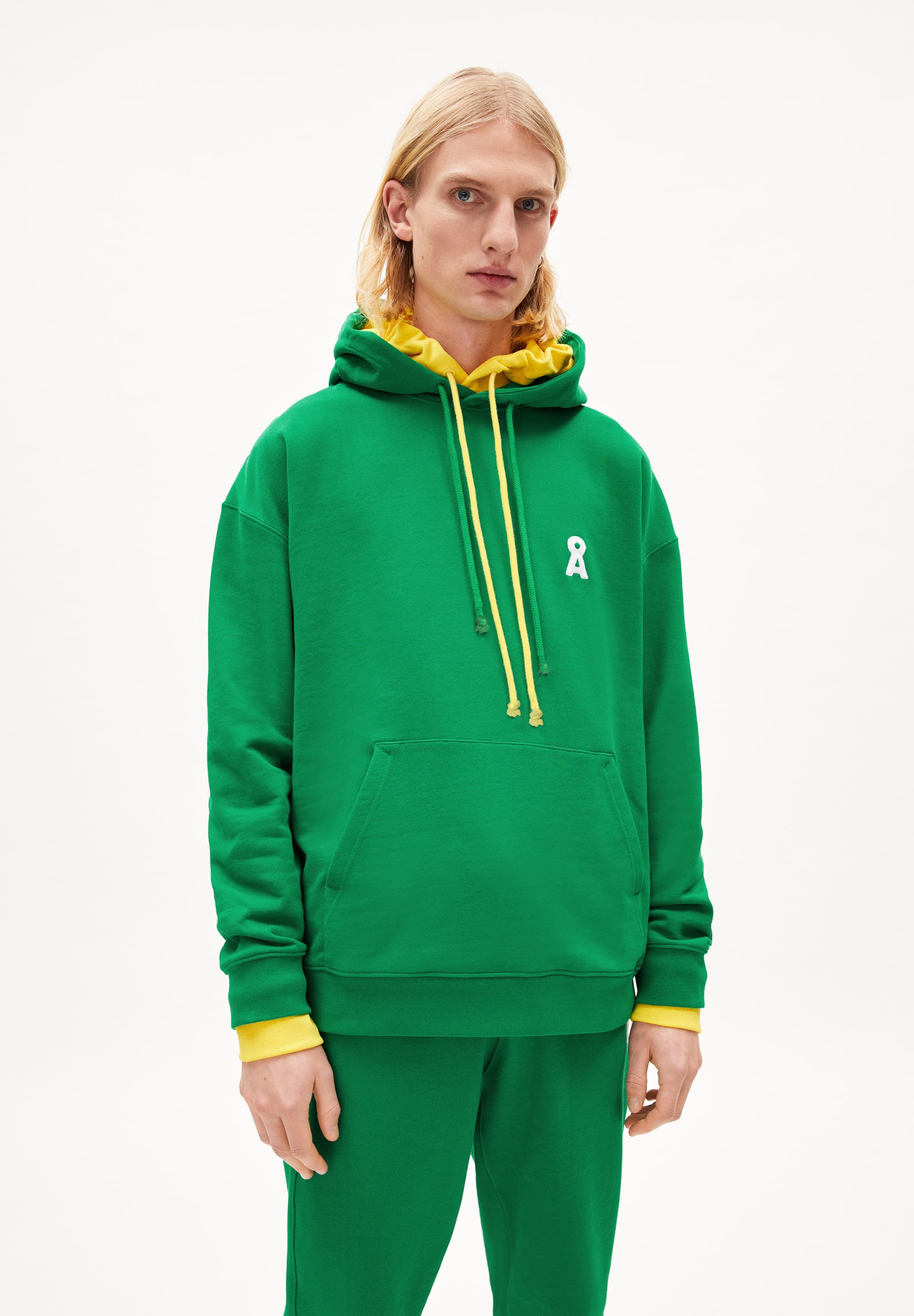 MAALI ICONIC CAPSULE Sweat à capuche épais coupe décontractée en coton bio mélangé