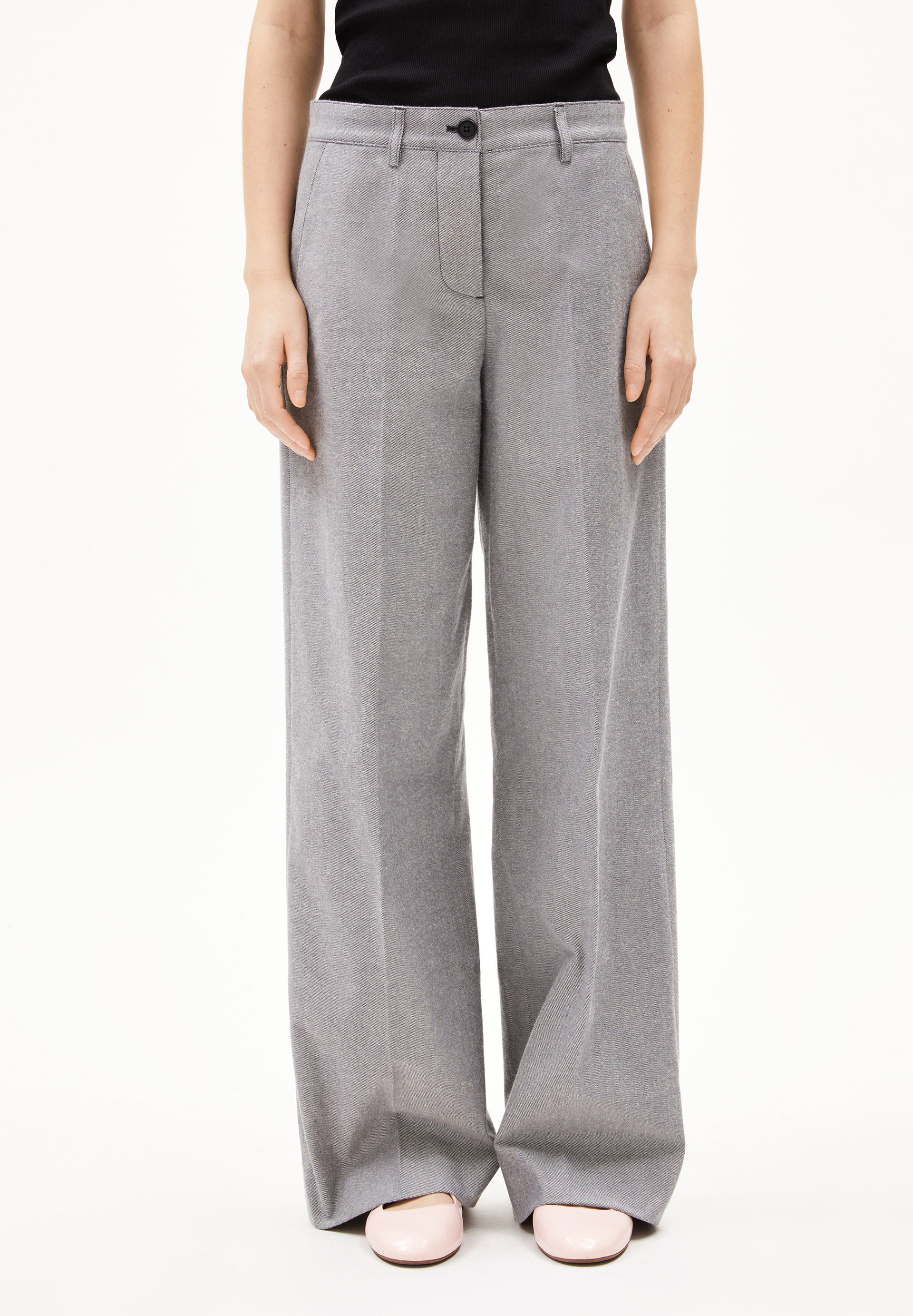 LEANDRAA HANDAAS Webhose aus Bio-Baumwoll Mix