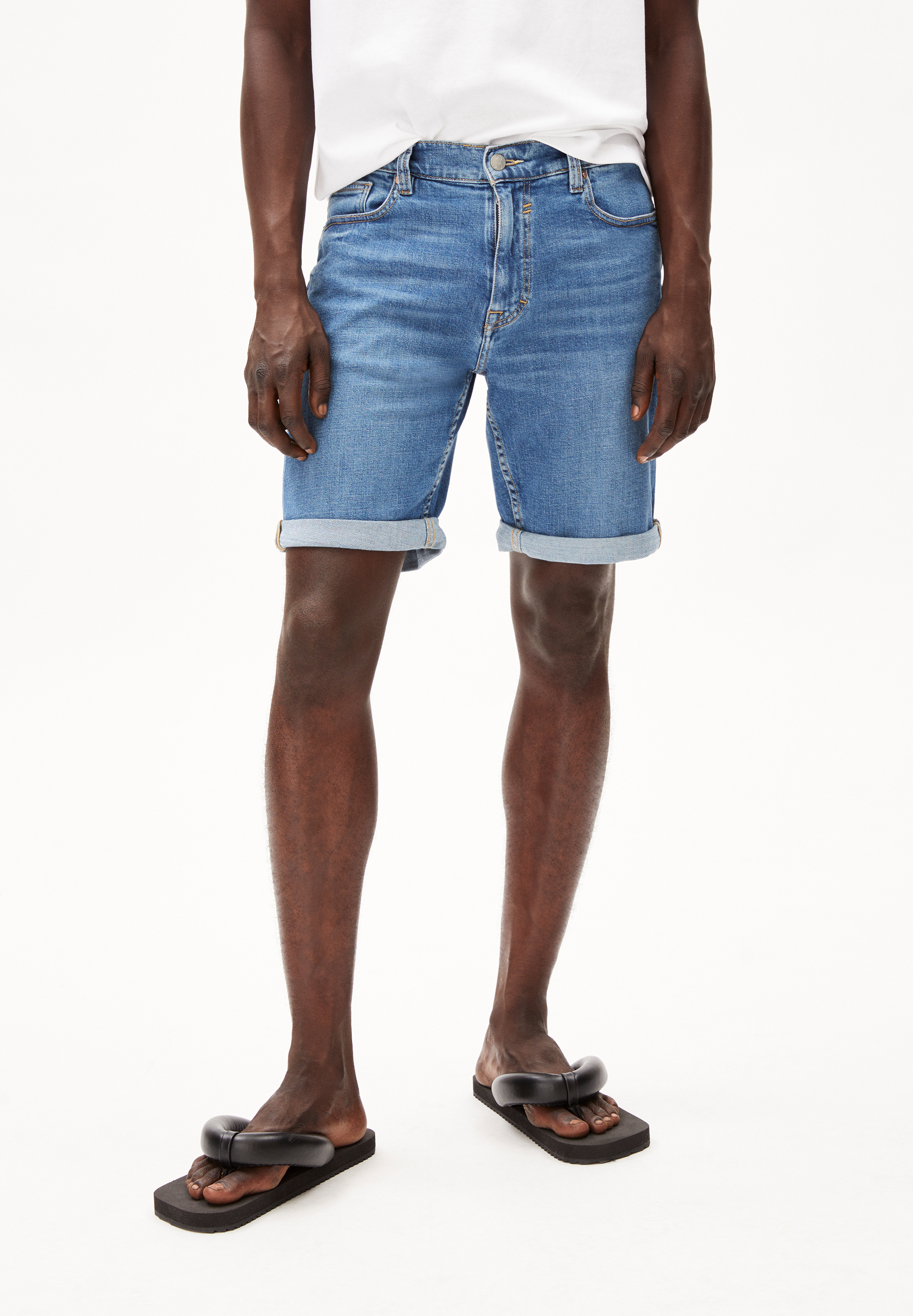 NAAILO HEMP Jeans shorts in biokatoenmix