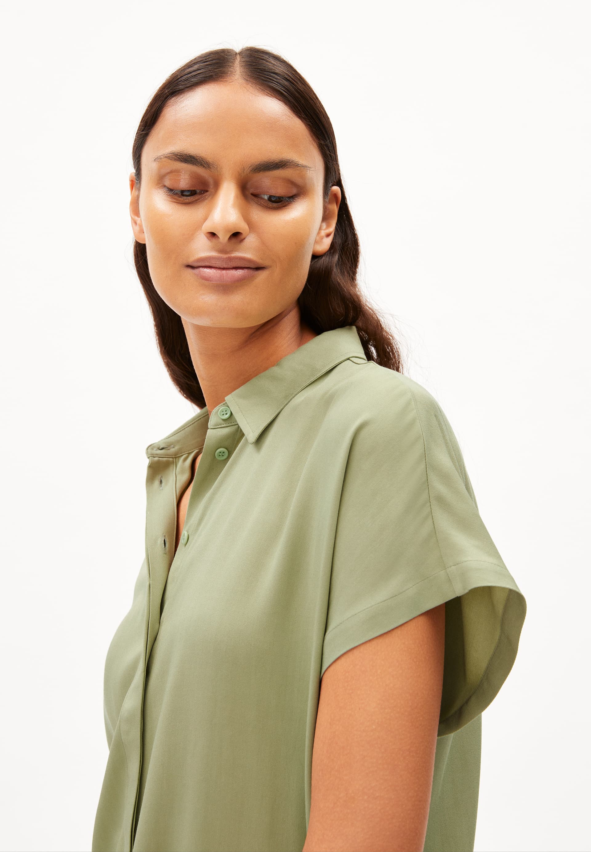 LARISAANA Blouse Relaxed Fit made of LENZING™ ECOVERO™ Viscose