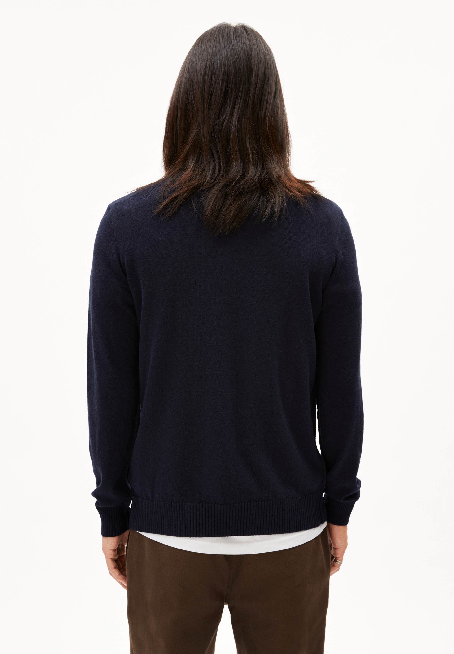 HORAACIOS Pull coupe standard en laine mérinos bio mélangée