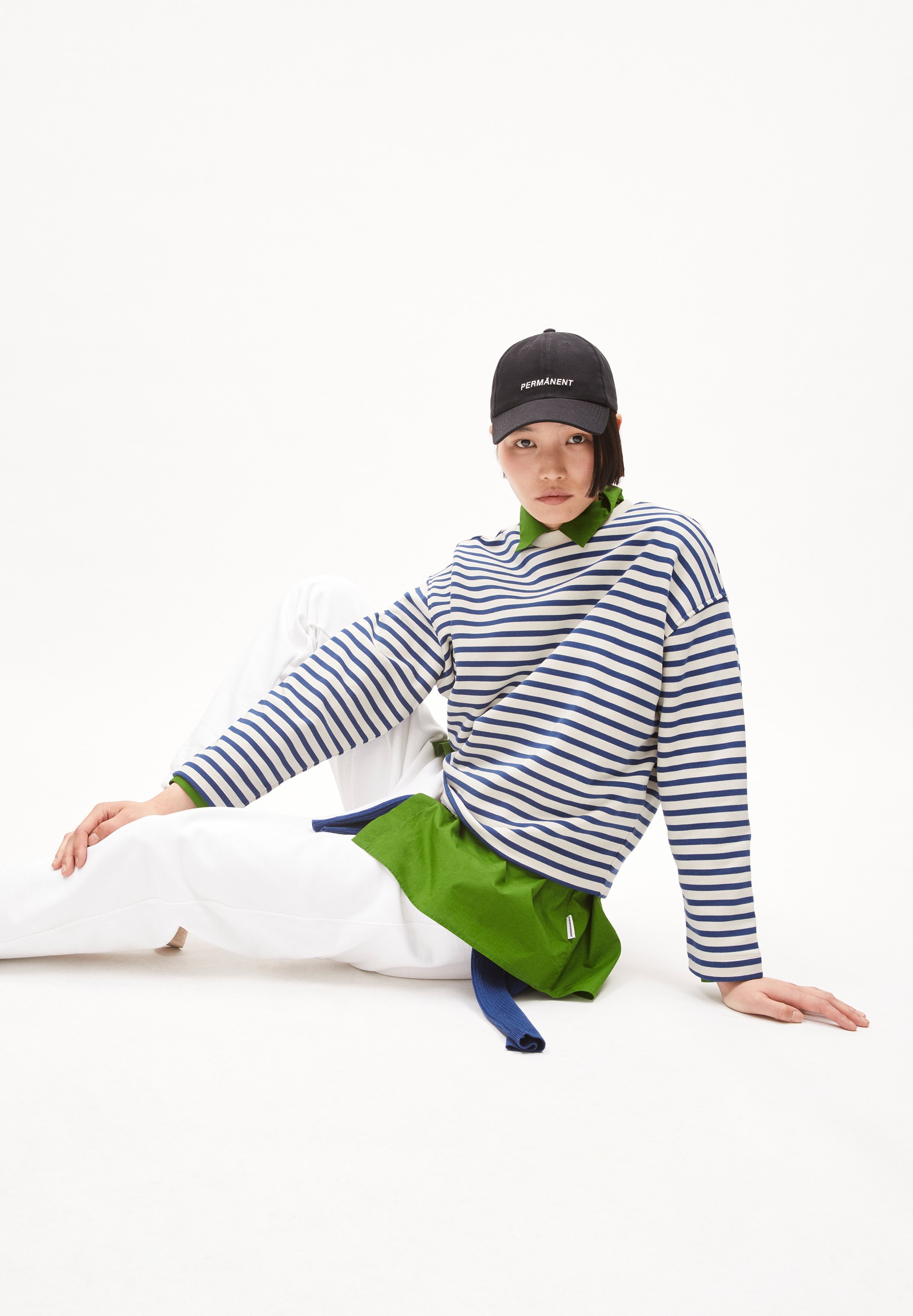FRANKAA MAARLEN STRIPE Sweatshirt aus Bio-Baumwolle