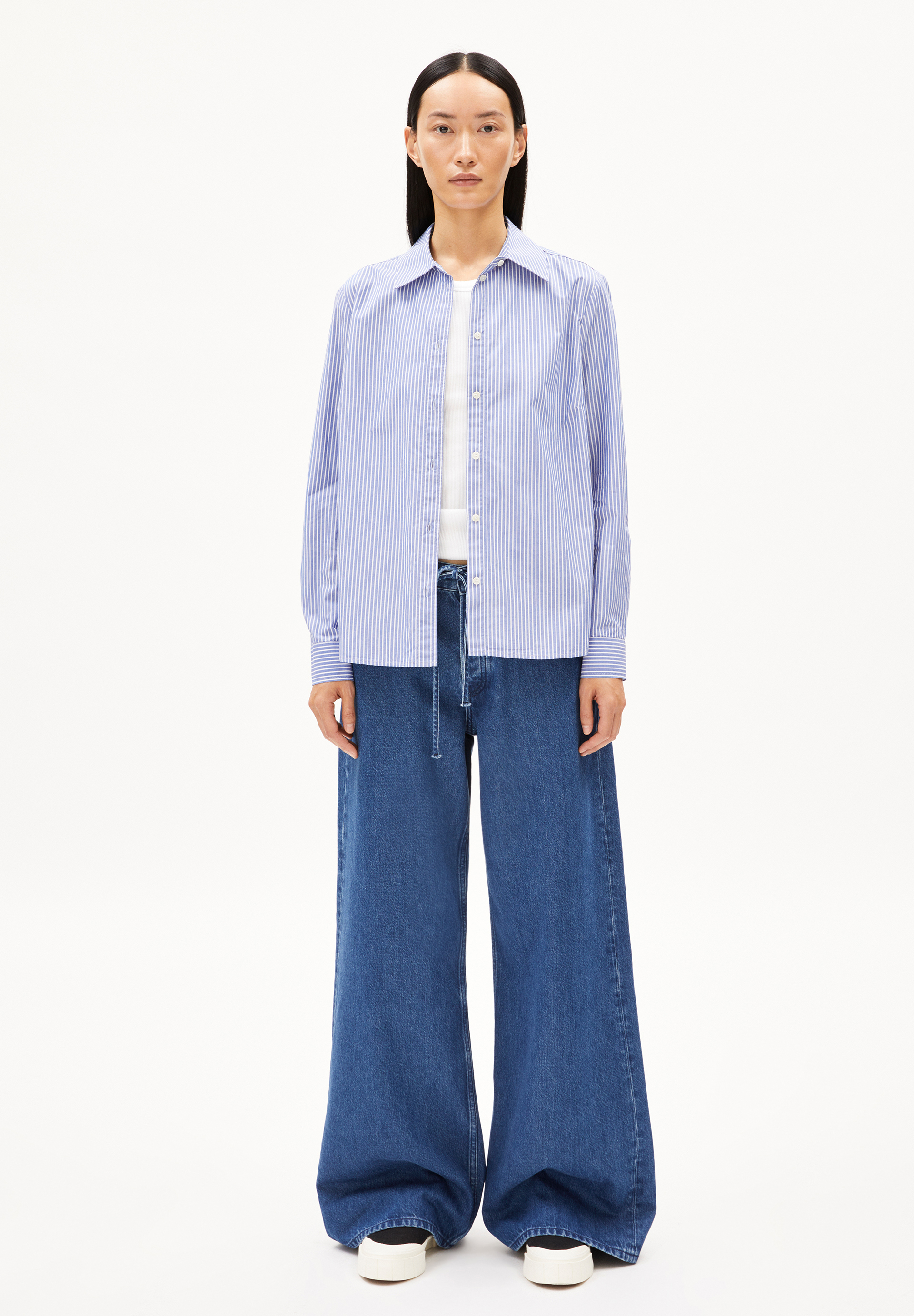ASTRAEAAS Jean wide en mélange de coton biologique