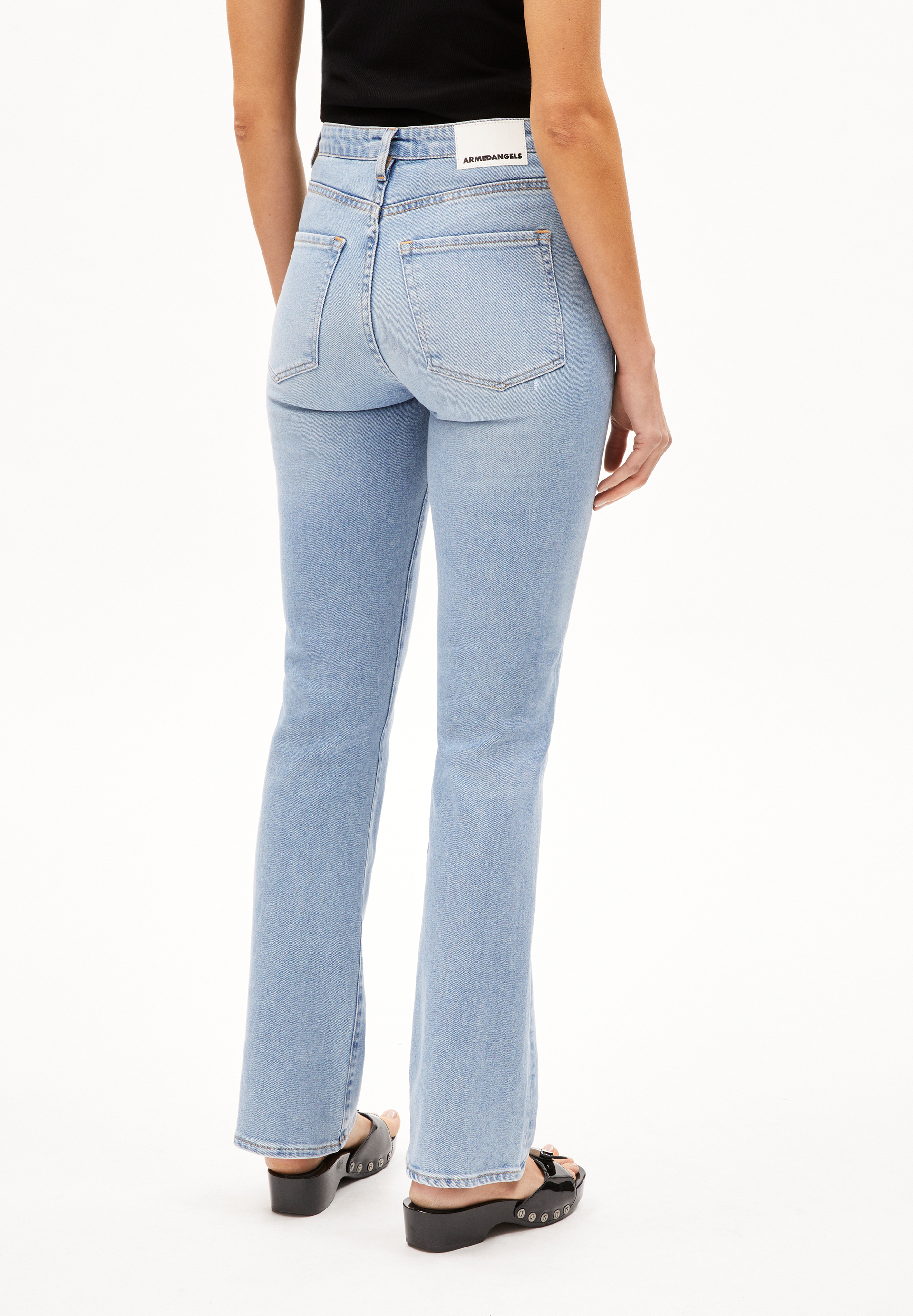 LINNAA Boot Cut High Waist made of Organic Cotton Mix