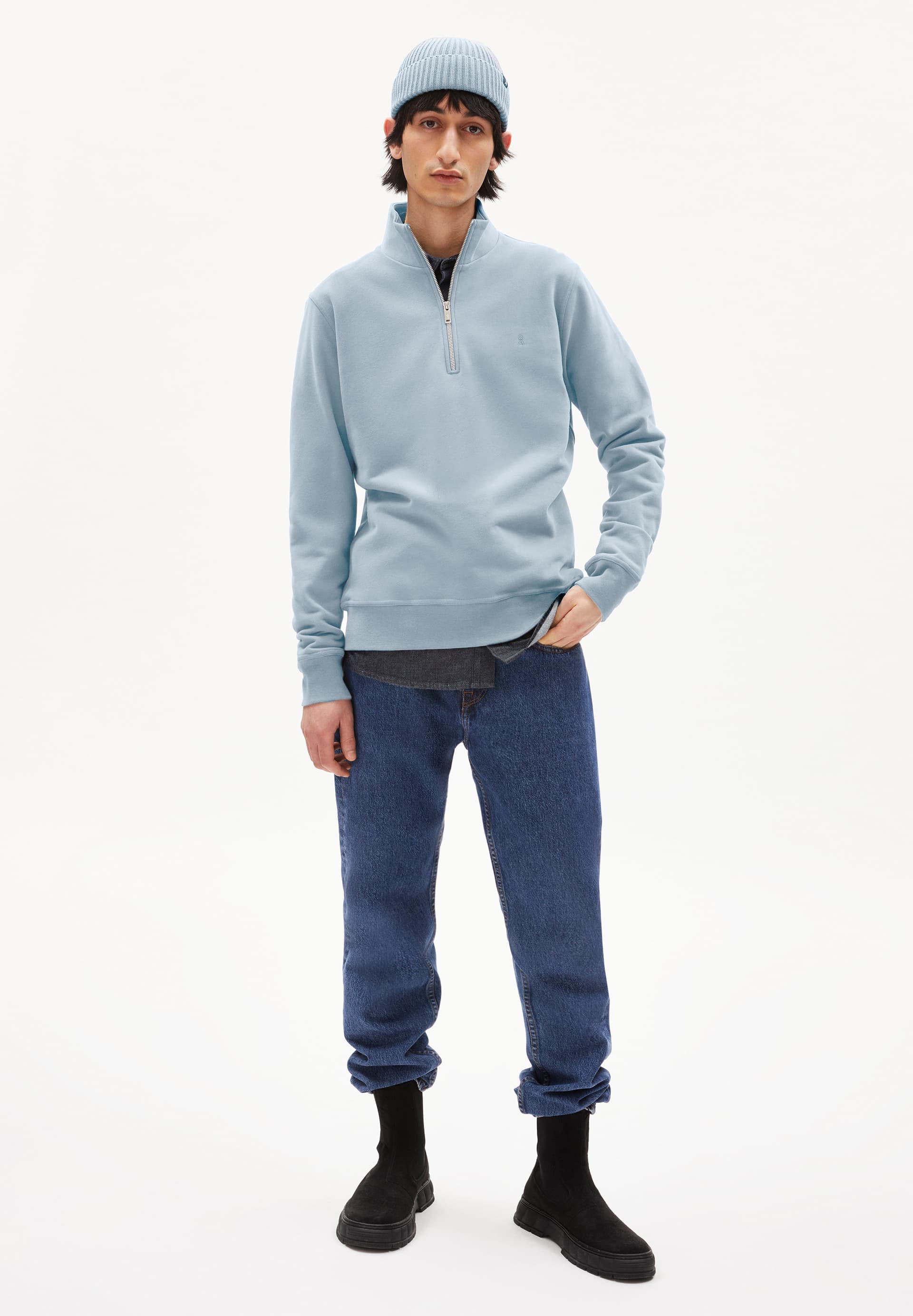 WAARLO COMFORT Sweatshirt Regular Fit aus Bio-Baumwoll Mix