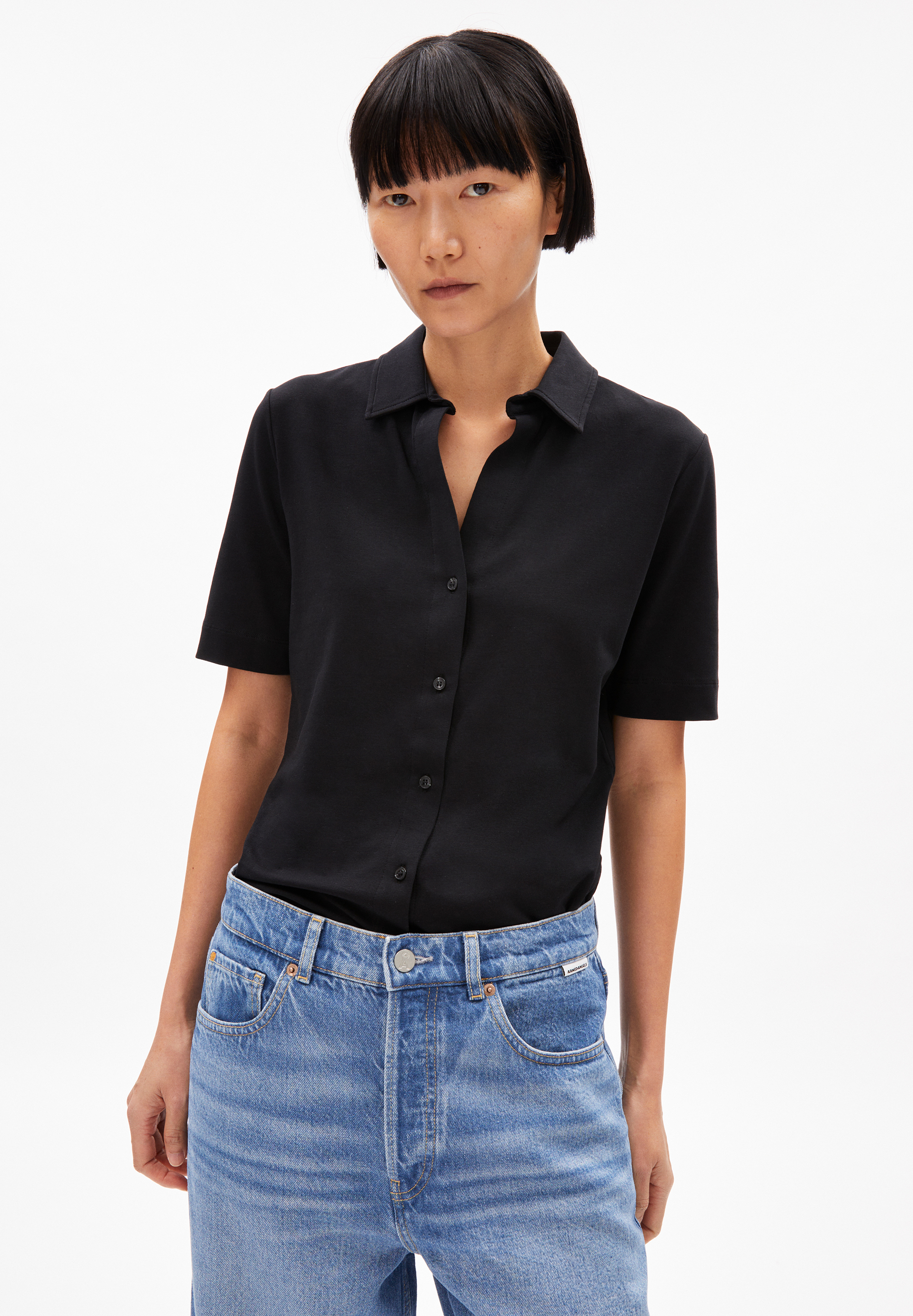 NALITAA Blouse en coton biologique mélangé