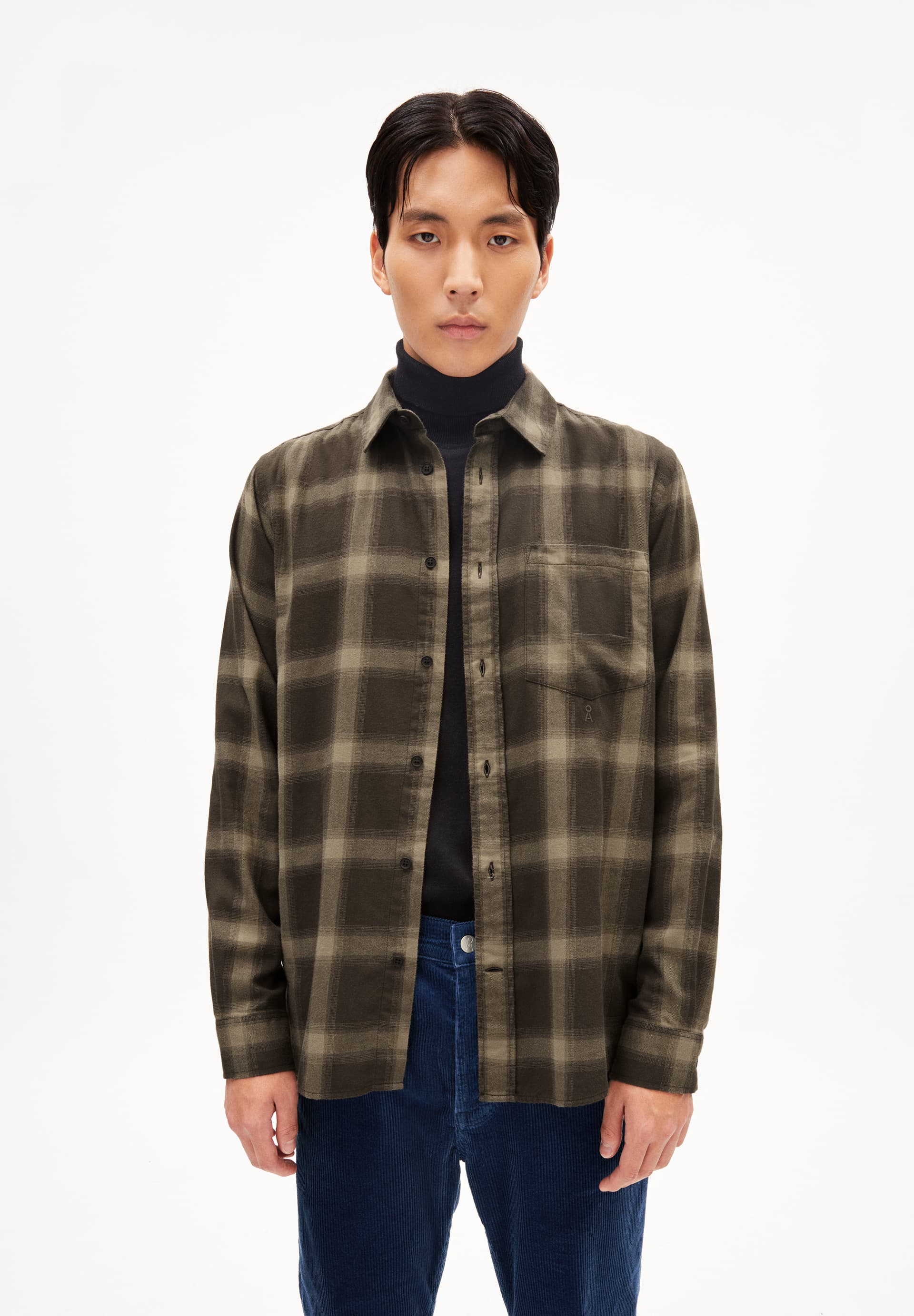 KAALMO Flannel Shirt Relaxed Fit made of Organic Cotton