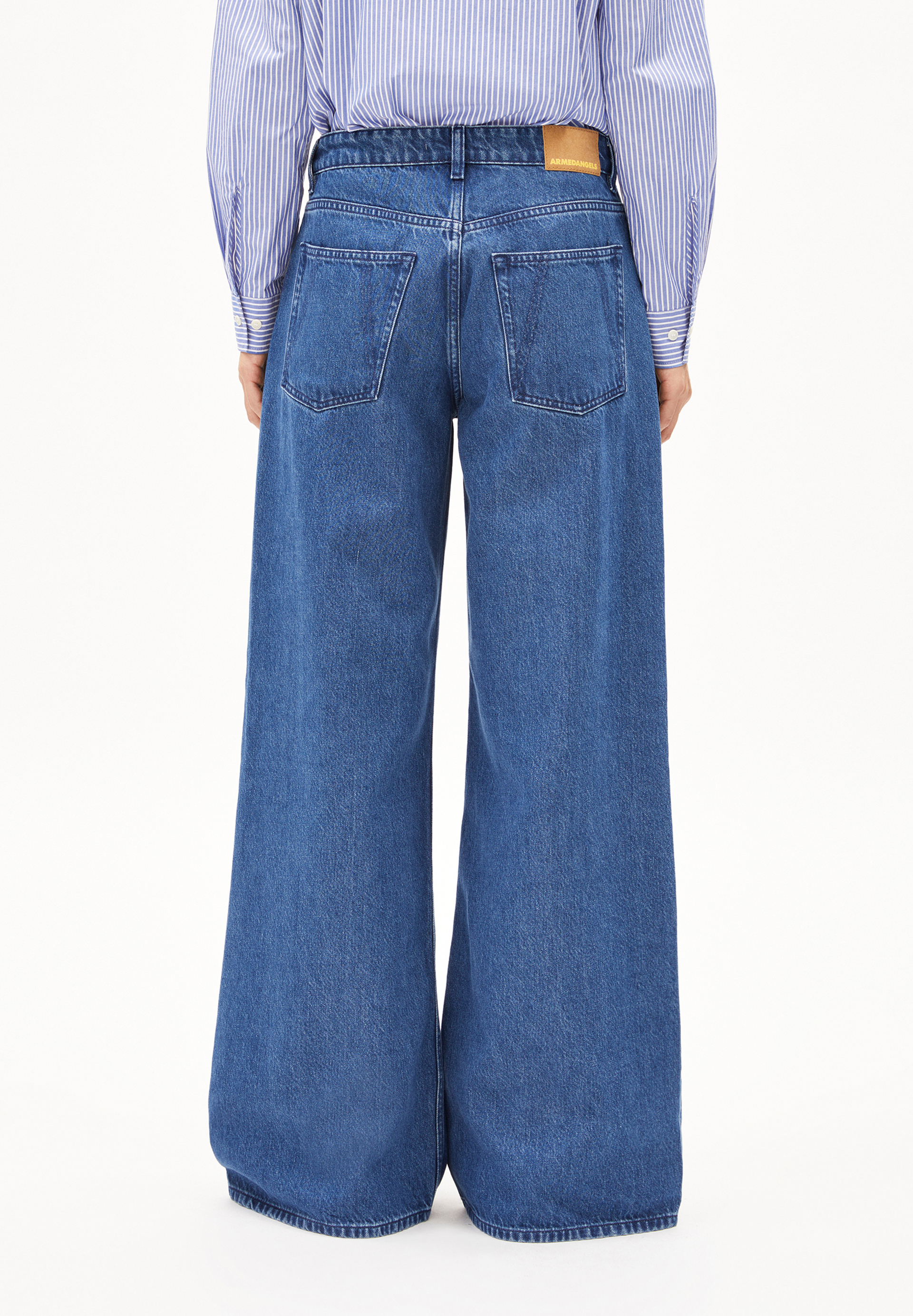ASTRAEAAS Jean wide en mélange de coton biologique